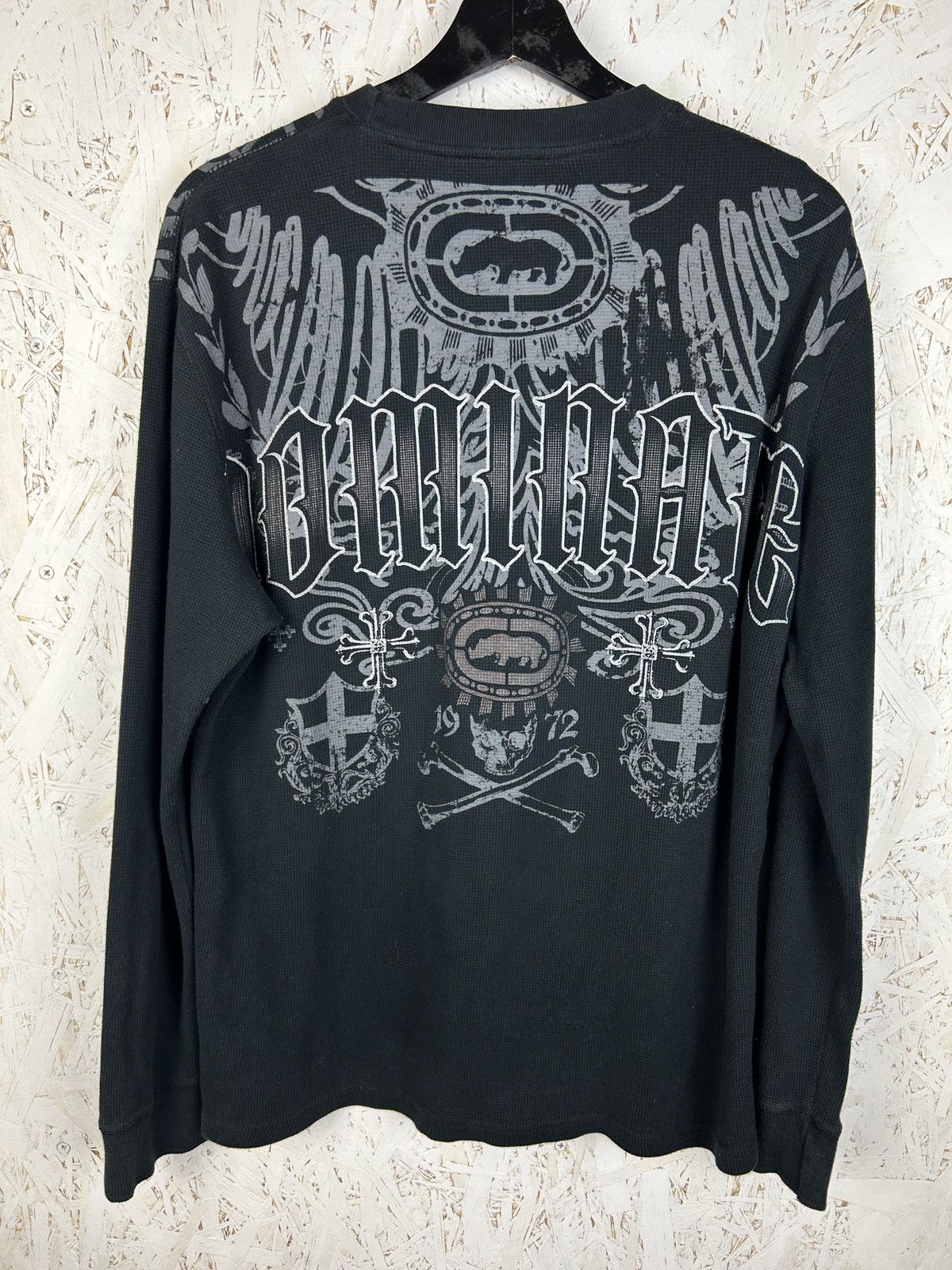 Ecko Unltd. 00s Ecko Unlimited Affliction Style AOP Waffle Long Sleeve L Size US L / EU 52-54 / 3 - 6 Thumbnail
