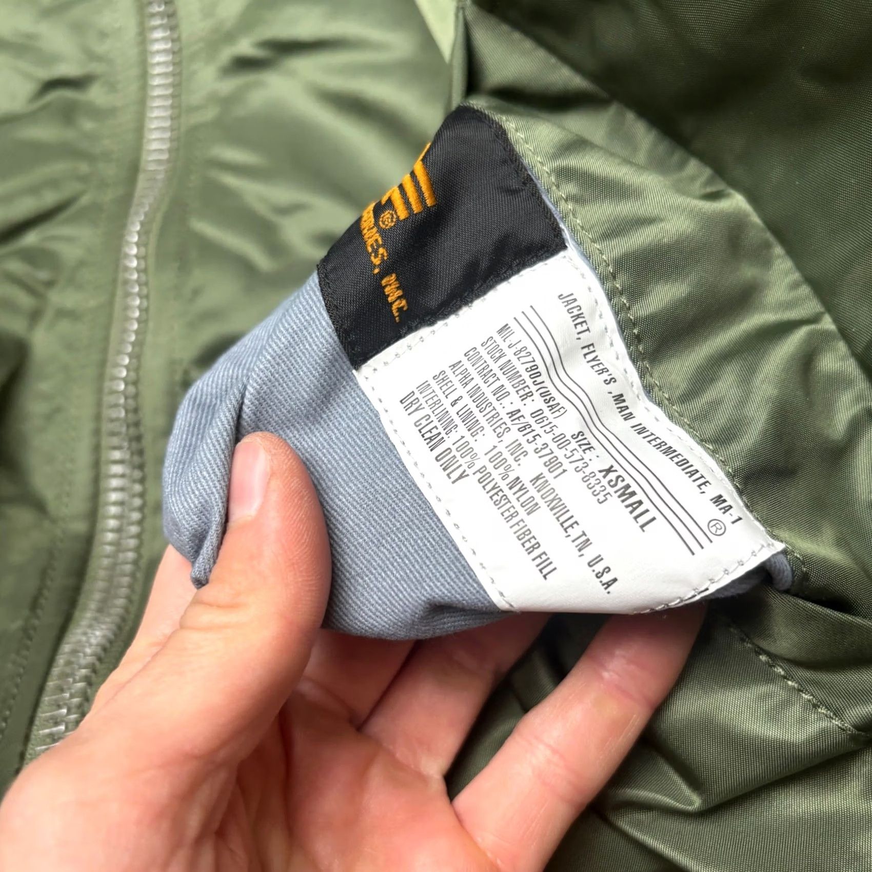 Alpha Industries Alpha Industries MA-1 Bomber Jacket XS Made in USA Men's NWT Size US XS / EU 42 / 0 - 5 Thumbnail