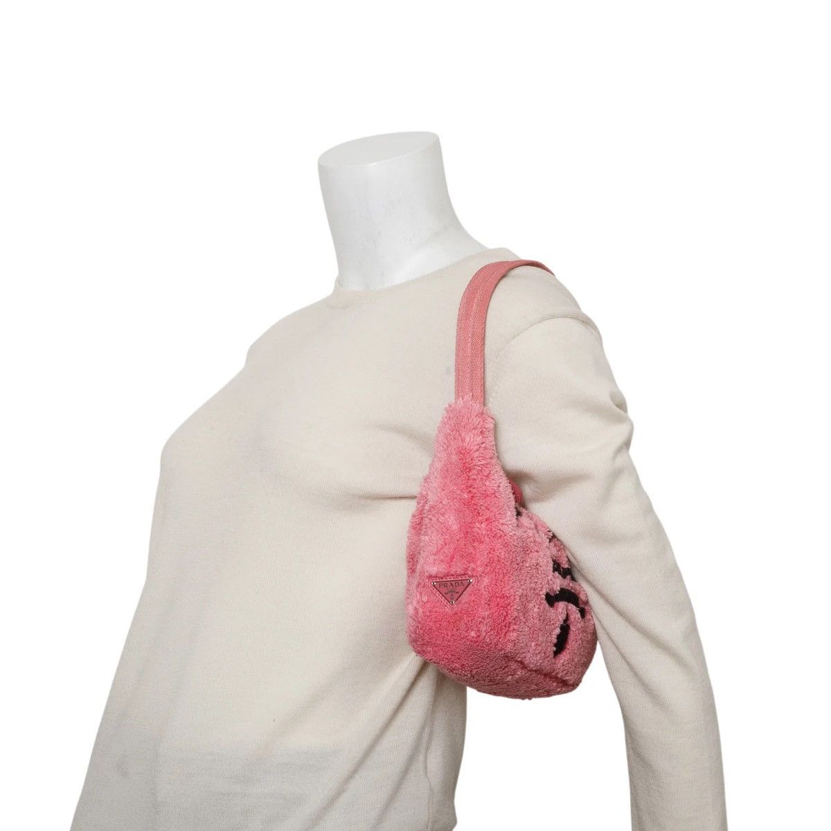 Prada Prada Pink Terry Cloth Re-Edition 2000 Mini Bag Size ONE SIZE - 2 Thumbnail