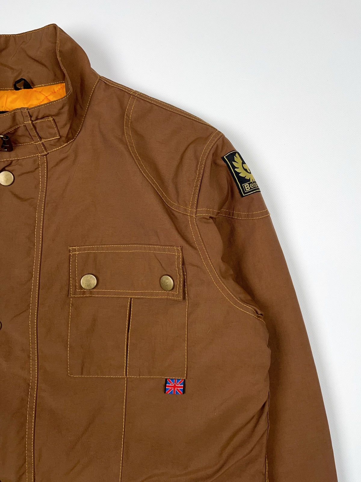 Belstaff Belstaff Gold Label Short Jacket Crop Bomber Zip Brown Biker Size XXL / US 16-18 / IT 52-54 - 5 Thumbnail
