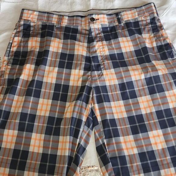 Callaway Callaway Golf Embroidered Logo Plaid Flat Front Athletic Sz Size US 36 / EU 52 - 2 Thumbnail