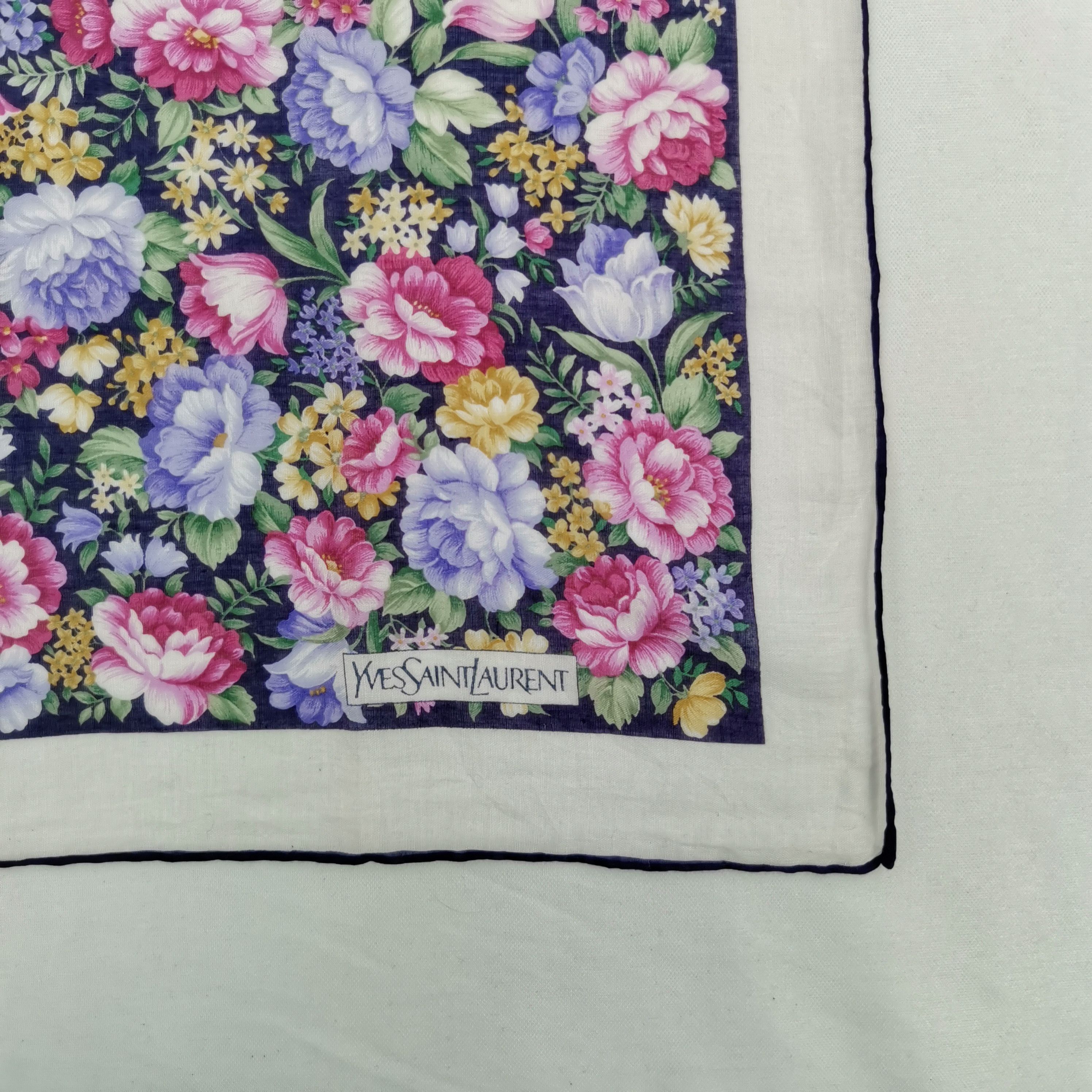 Yves Saint Laurent Vintage Yves Saint Laurent Handkerchief Neckerchief YSL Size ONE SIZE - 3 Thumbnail