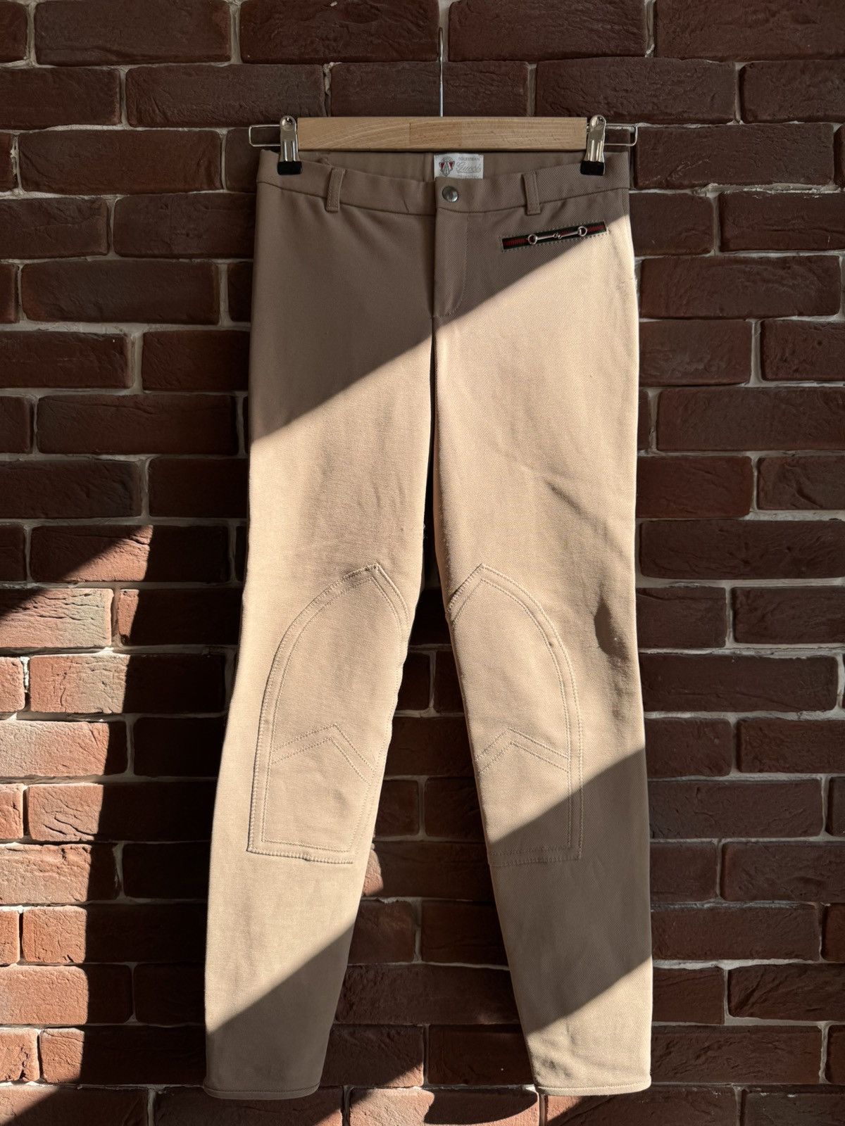 Gucci Gucci Equestrian Bondage Pants Women’s 38IT Sand designer Size 26" / US 2 / IT 38 - 11 Thumbnail