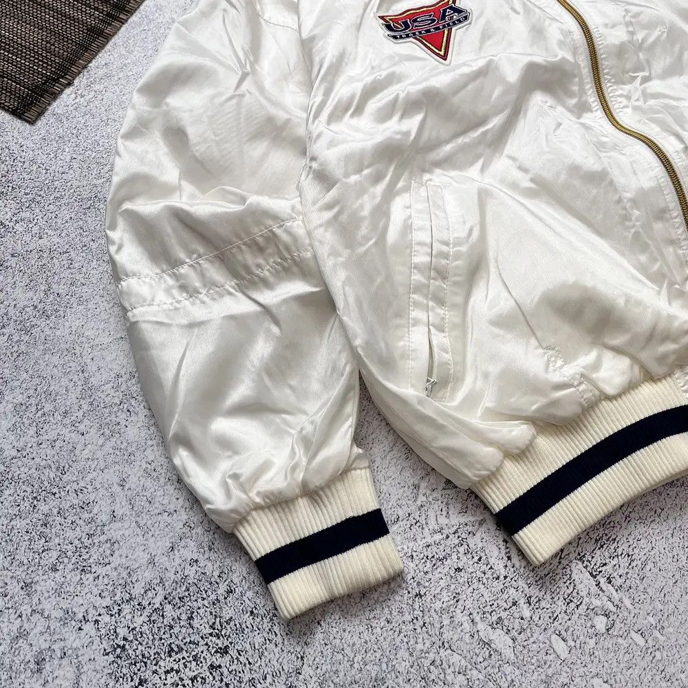 Nike NIKE 90s USA Retro Logo Nylon Track Bomber Top Jacket L Size US L / EU 52-54 / 3 - 6 Thumbnail