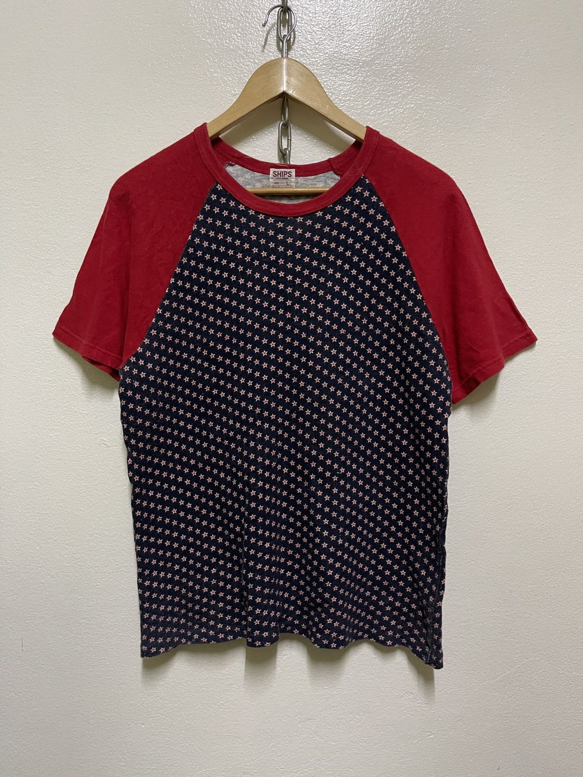 Japanese Brand × SHIPS Ships Raglan Full Printed Star Size US L / EU 52-54 / 3 - 1 Thumbnail