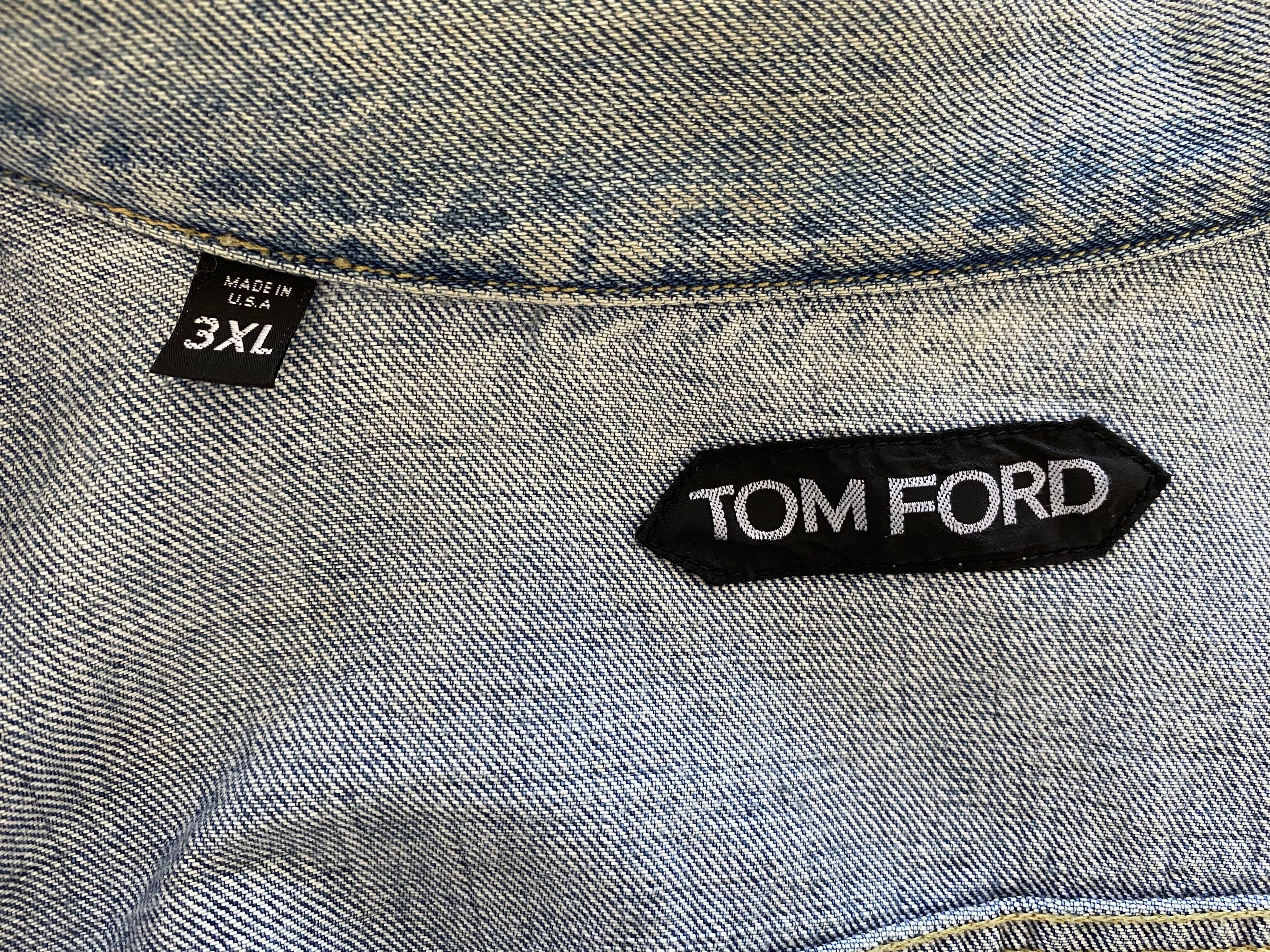 Tom Ford Tom Ford Denim Jacket Size US XXL / EU 58 / 5 - 3 Thumbnail