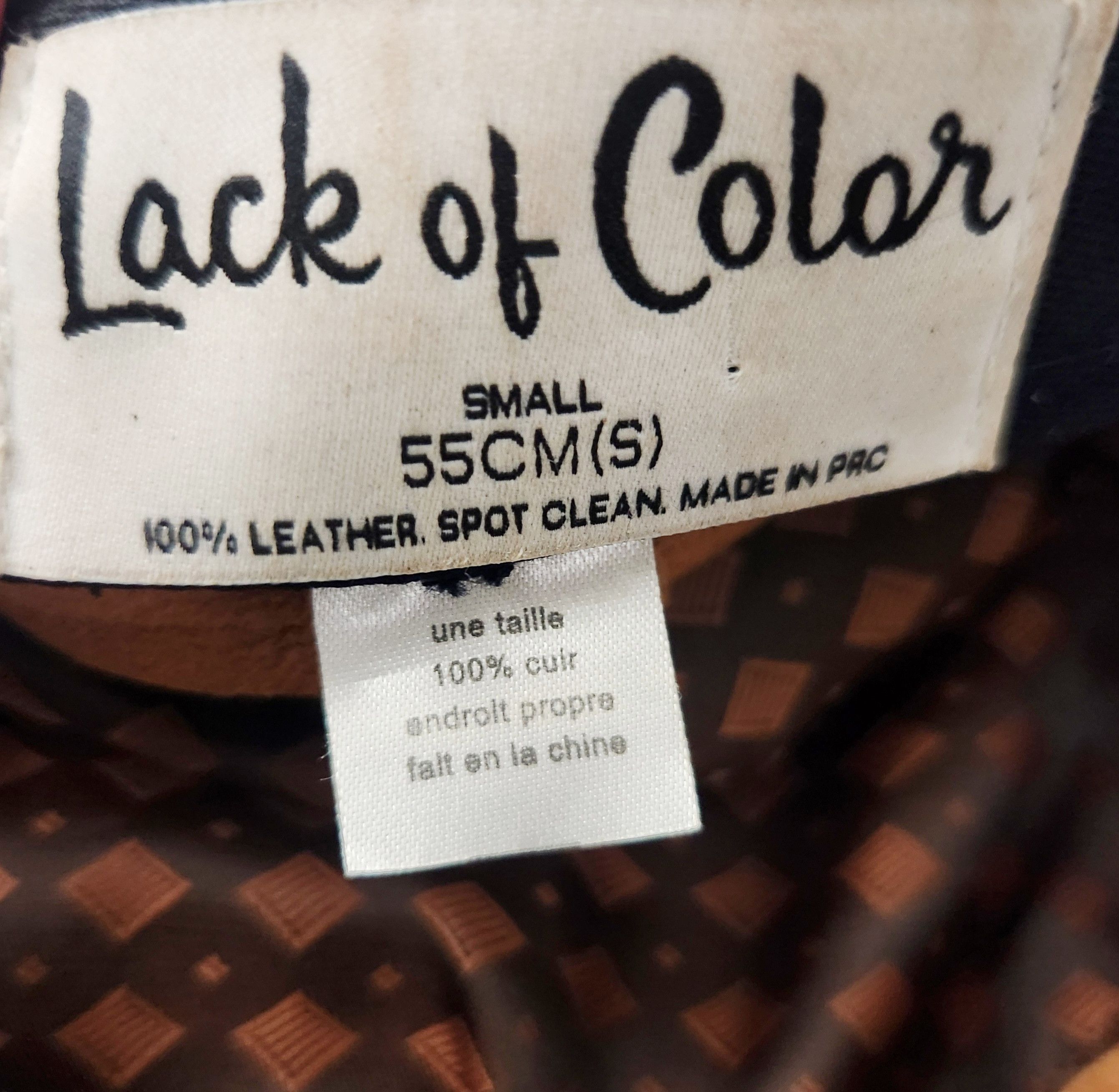 Designer × Lack of Color Lack Of Color Lola Brown 100% Leather Suede Newsboy Small Size ONE SIZE - 8 Thumbnail