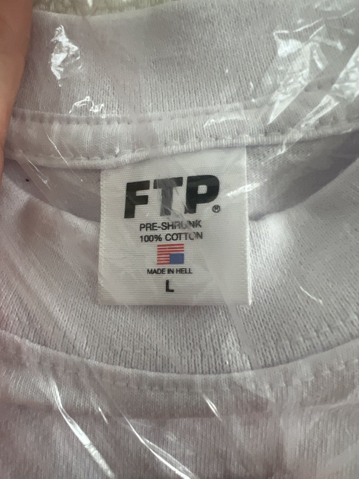 Fuck The Population FTP Crew Tee DS Size Large White Size US L / EU 52-54 / 3 - 3 Thumbnail
