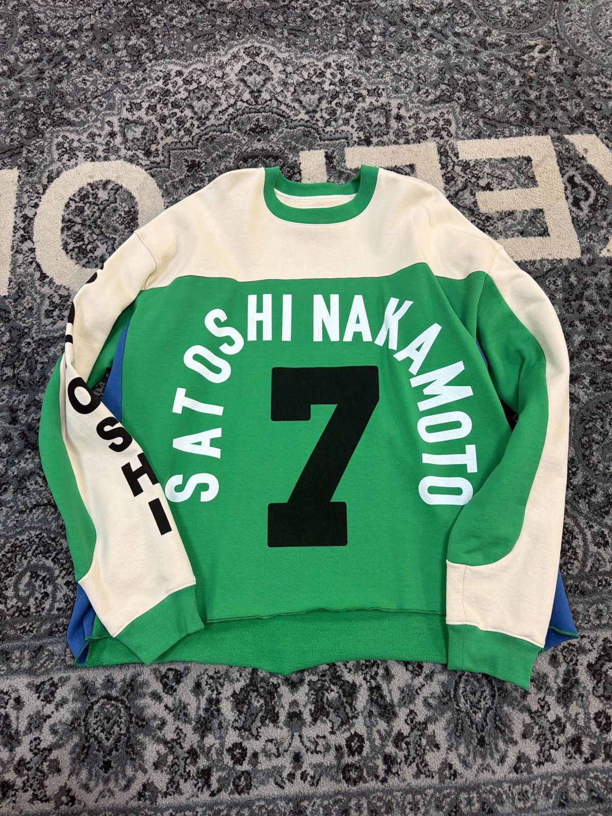 Satoshi Nakamoto Satoshi team USA racer crewneck green Size US L / EU 52-54 / 3 - 1 Thumbnail