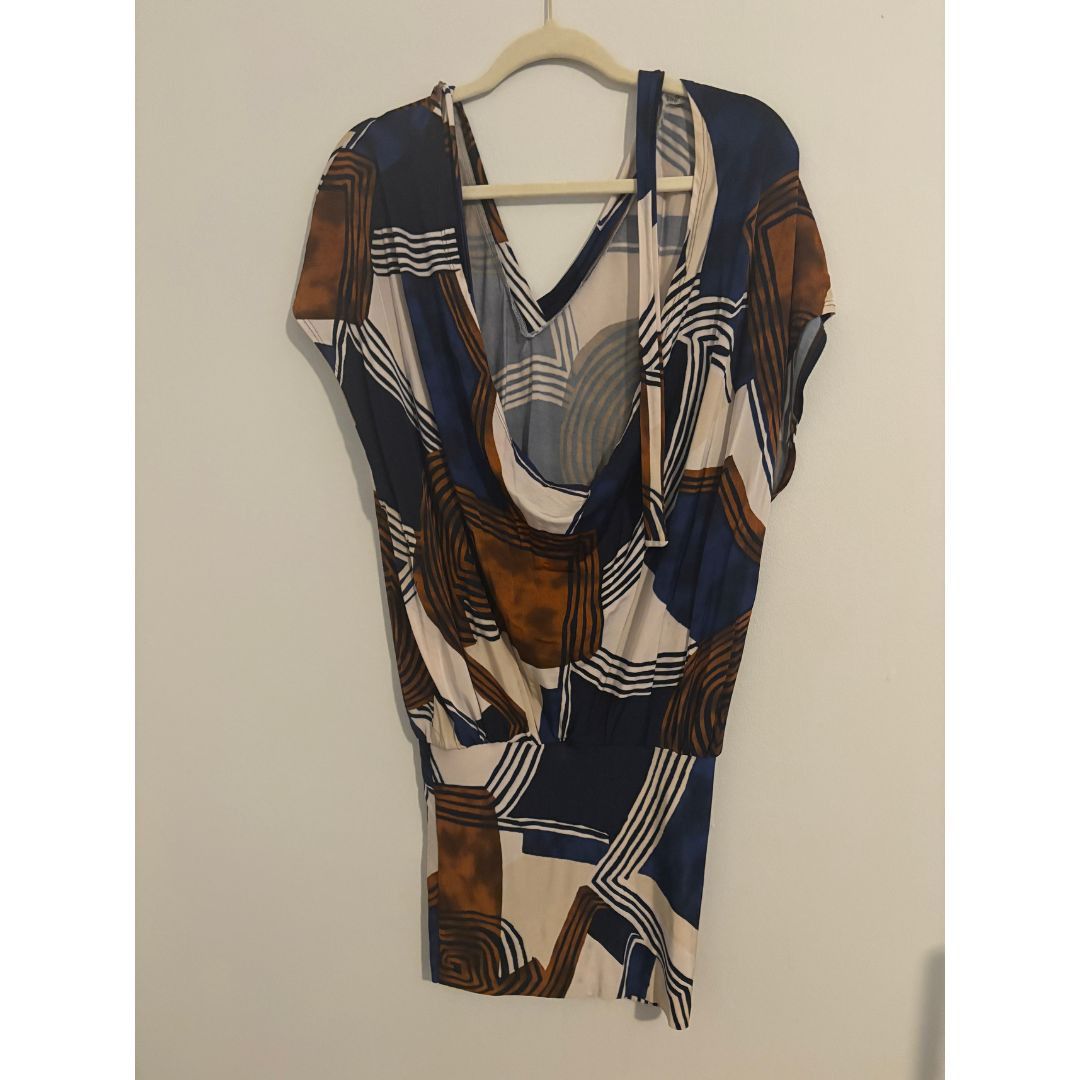 Other Silvia Tcherassi Abstract Print Mini Dress Size M / US 6-8 / IT 42-44 - 12 Thumbnail