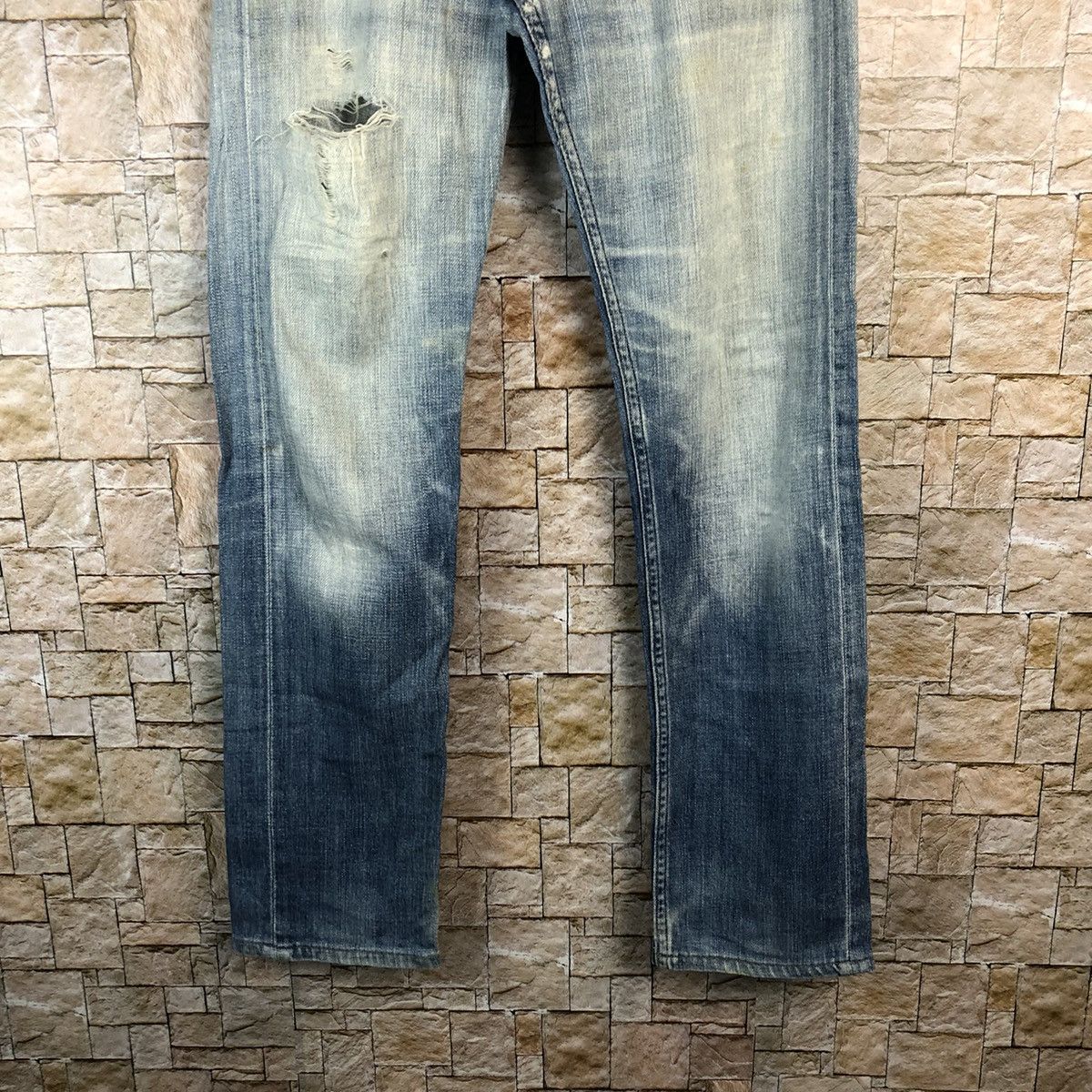 Levi's Levis Blue Distressed faded Denim Pants #A961 Size US 29 - 6 Thumbnail