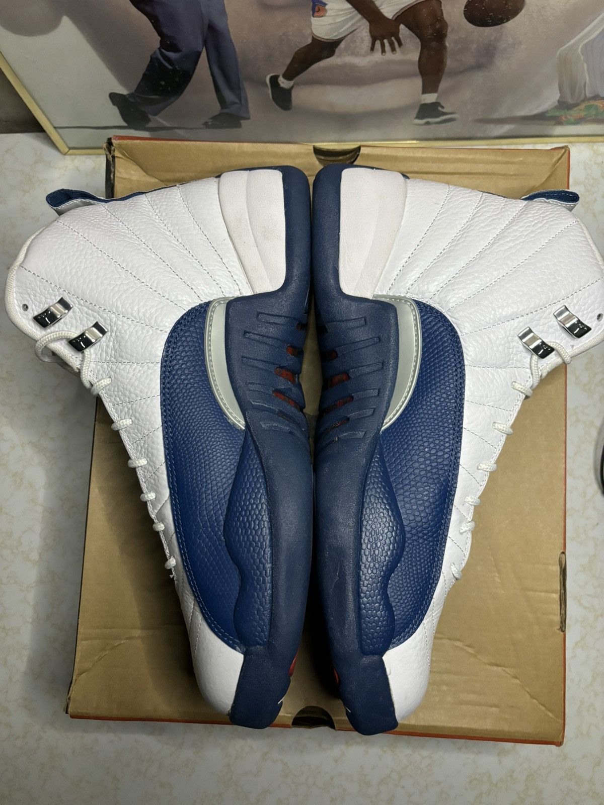 Jordan Brand Jordan Retro 12 ‘French blue’ Size US 12 / EU 45 - 3 Thumbnail