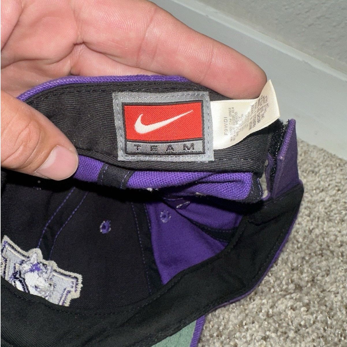 NCAA × Nike VTG Washington University Huskies Nike Team Purple Hat Size ONE SIZE - 5 Thumbnail