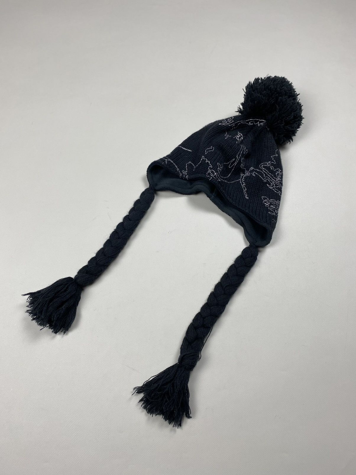Vintage Nike ACG ladies Y2K Beani Hat Earflap Size M Size ONE SIZE - 4 Thumbnail