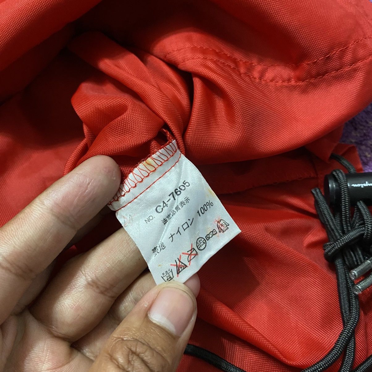 Champion Vintage Champion USA Athletic Red Nylon Windbreaker Jacket Size US M / EU 48-50 / 2 - 10 Thumbnail