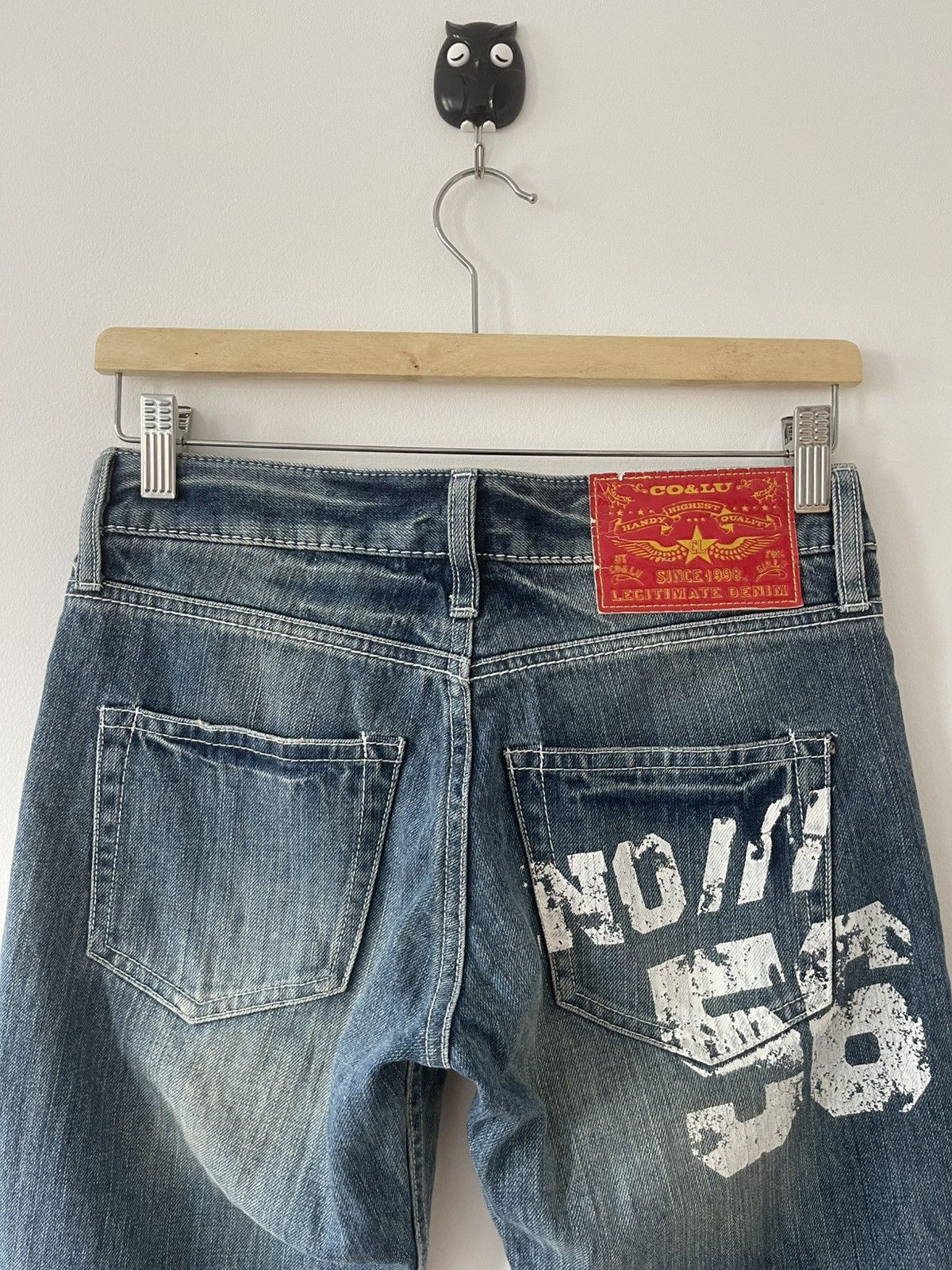 Japanese Brand Rare Vintage CO & LU Spell Out Paint Splatter Style Size US 28 / EU 44 - 13 Thumbnail