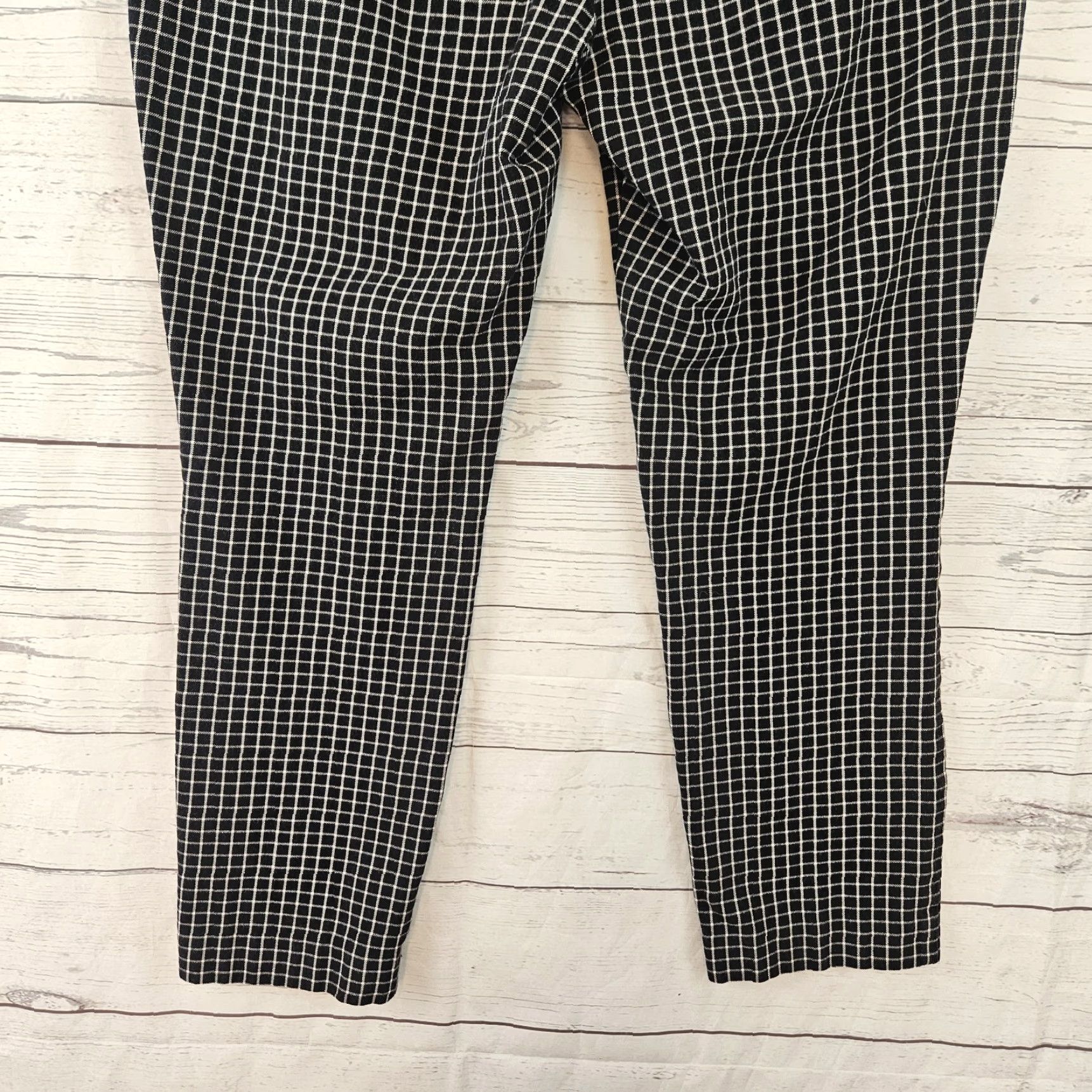 Loft Ann Taylor LOFT Womens Marisa Cropped Pants Sz 8 Black Mid Rise Size 30" / US 8 / IT 44 - 5 Thumbnail