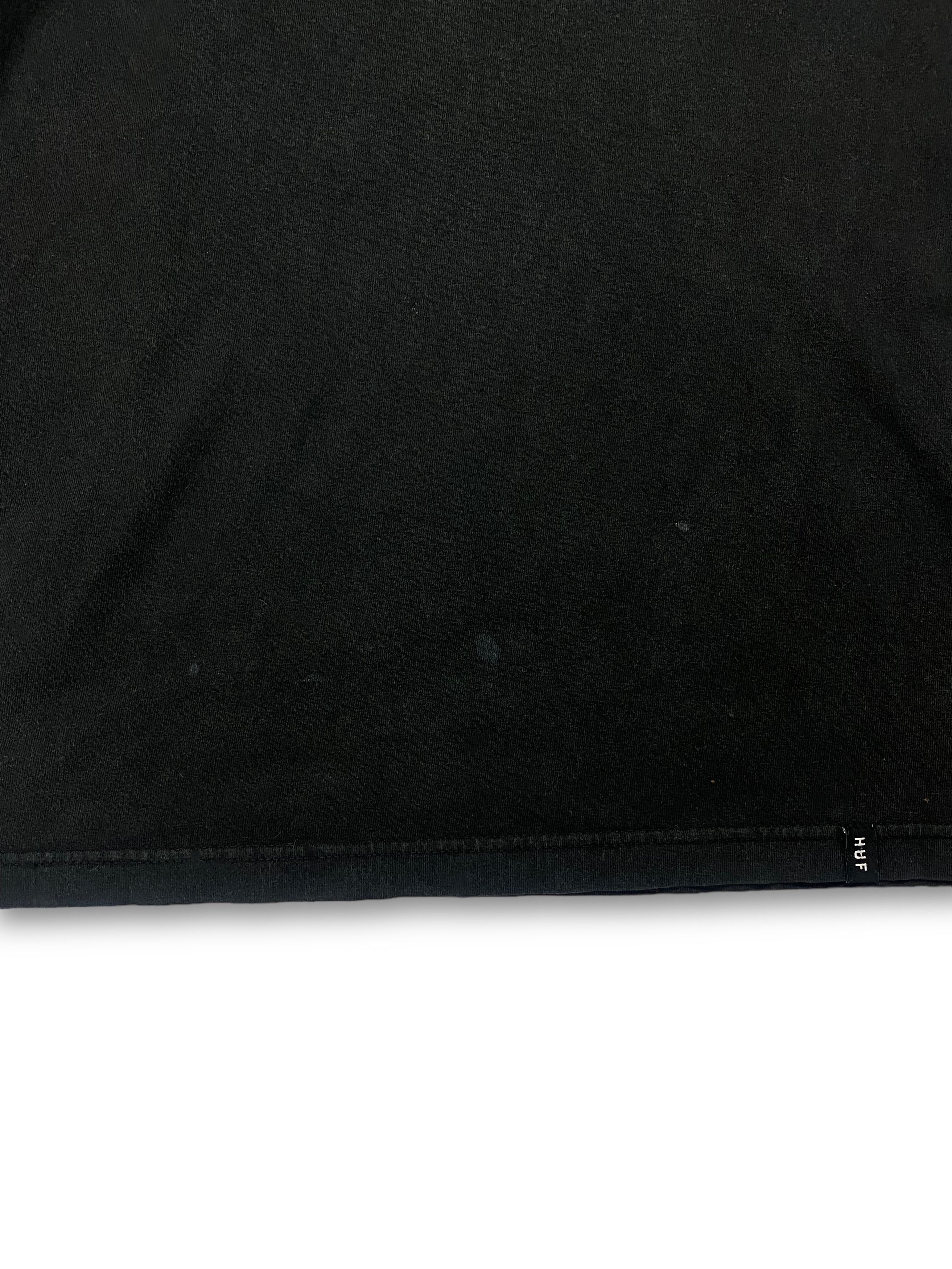 Huf Vintage HUF Distressed Black Faded Big Logo Longsleeve M546 Size US M / EU 48-50 / 2 - 12 Thumbnail