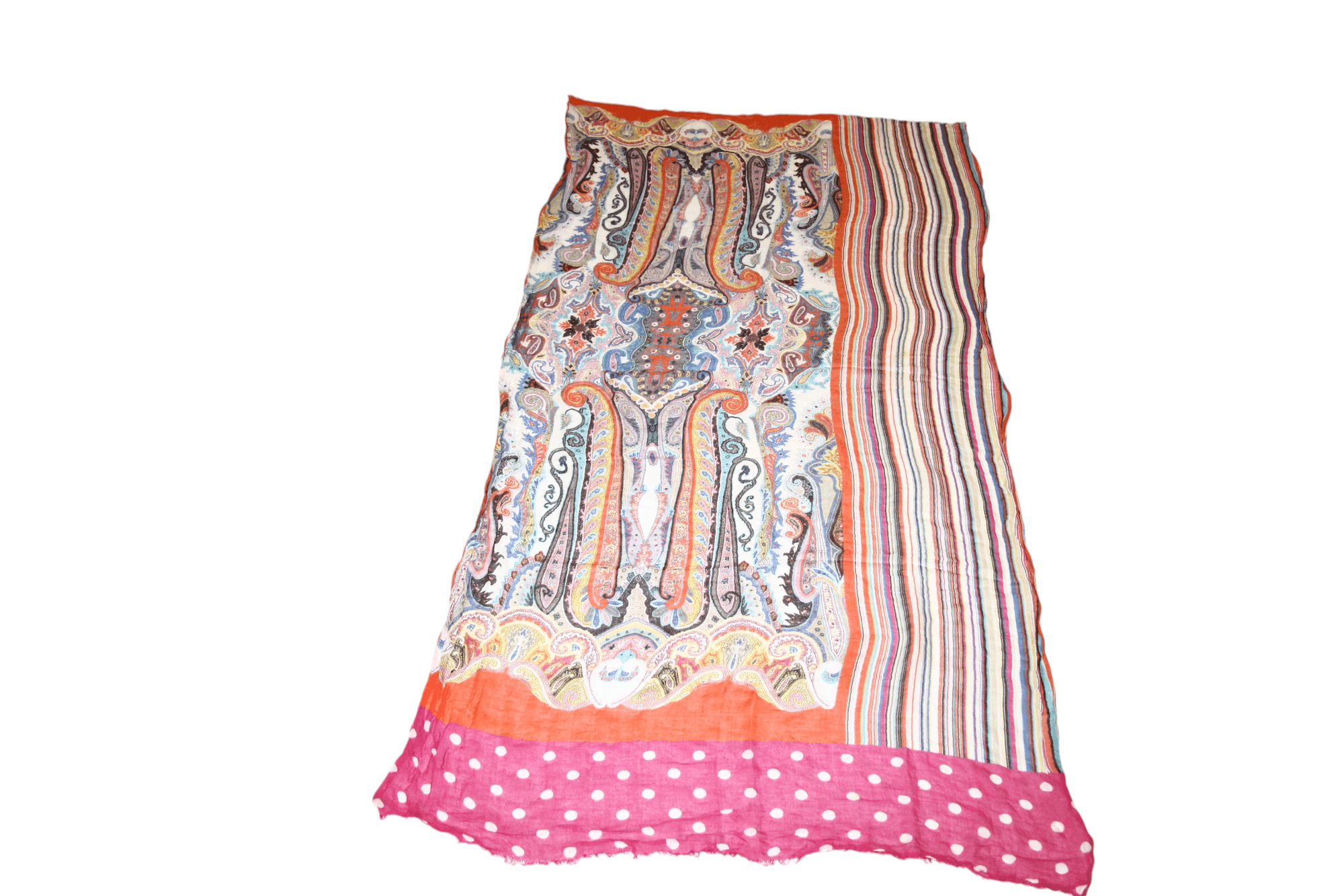 Altea Altea Baroque modal flax silk big scarf 168x85 cm Size ONE SIZE - 12 Thumbnail