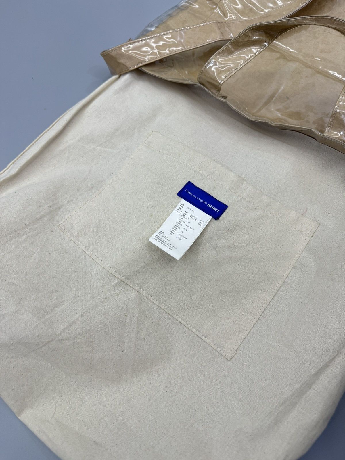 Comme des Garcons SHIRT 2015 Iconic Comme des Garcons SHIRT Pvc Kraft Paper Bag Size ONE SIZE - 9 Thumbnail