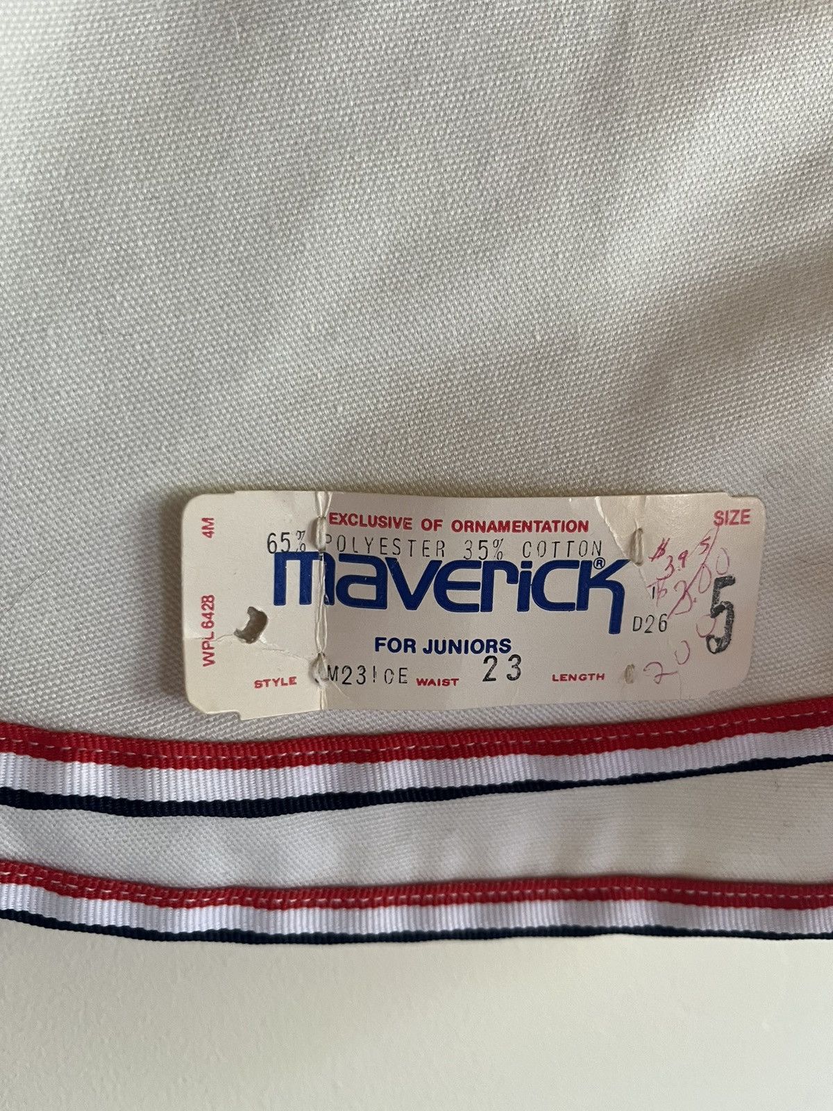 Vintage True Vintage Womens White Athletic shorts Deadstock With Tag Size 28" / US 6 / IT 42 - 3 Thumbnail