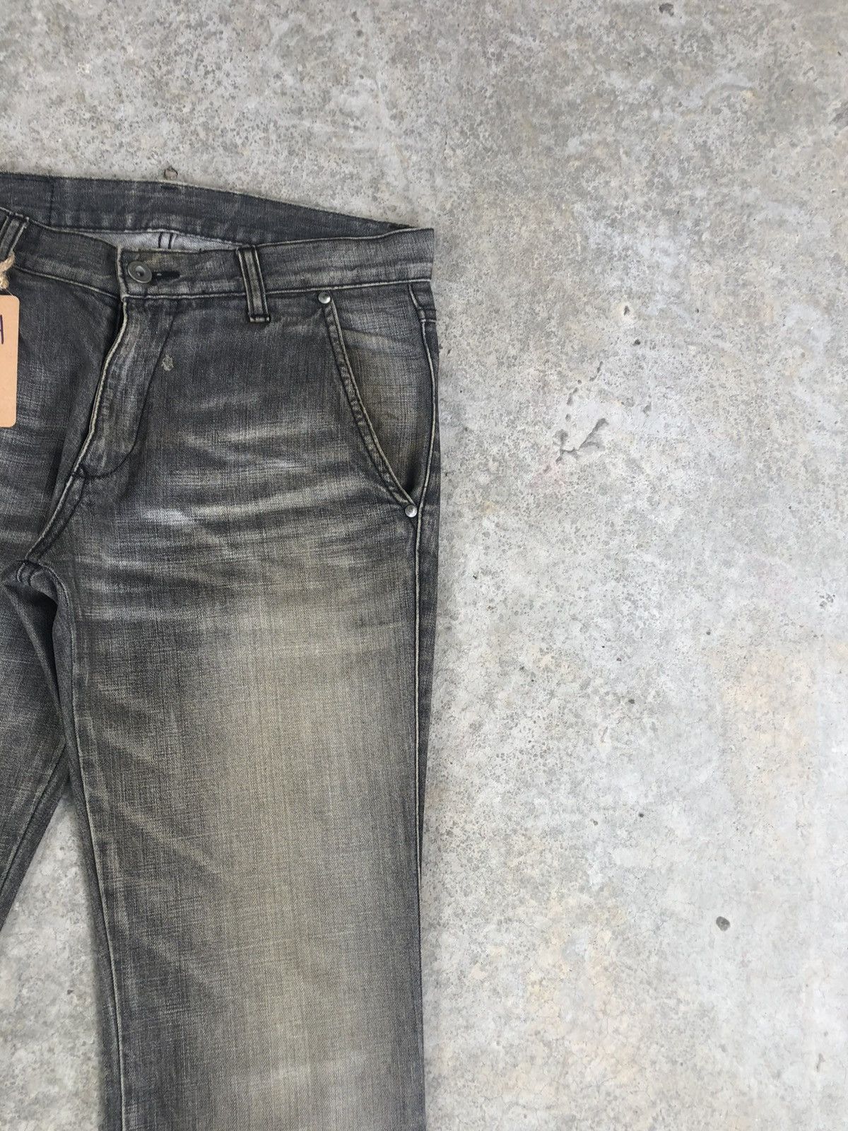 If Six Was Nine Japanese Abahouse Flared Jeans Mud Wash Distressed Jeans Size US 30 / EU 46 - 5 Thumbnail