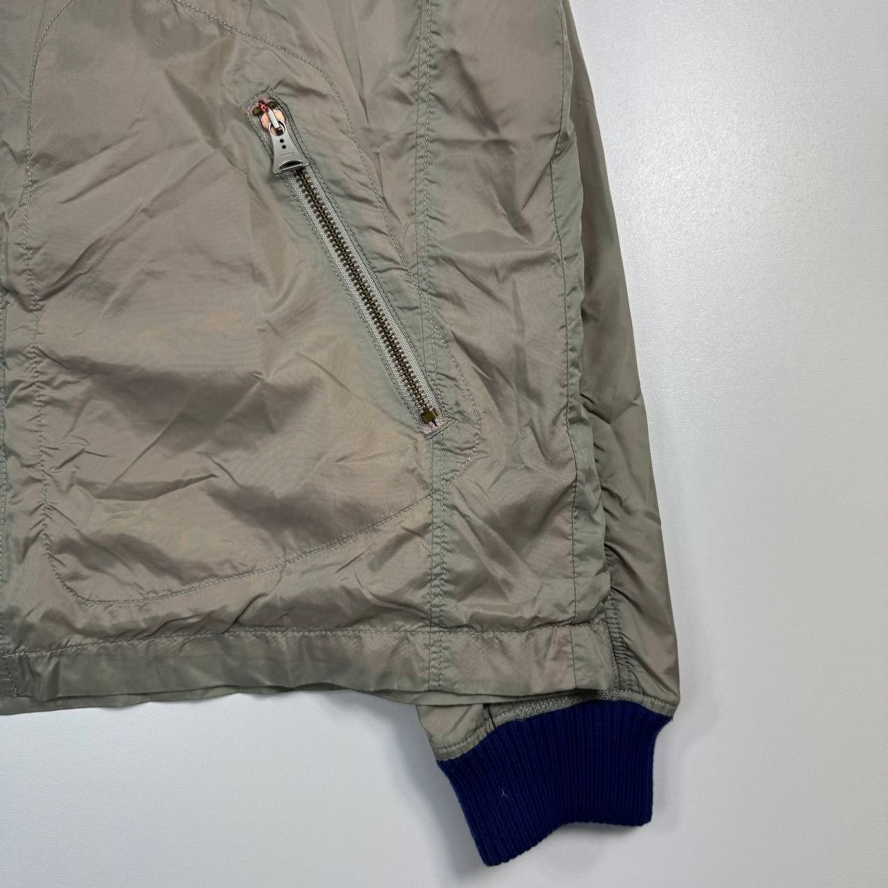 Diesel Diesel Racing Bomber Jacket Grey Lightweight Zip Up Size XL Size US L / EU 52-54 / 3 - 5 Thumbnail