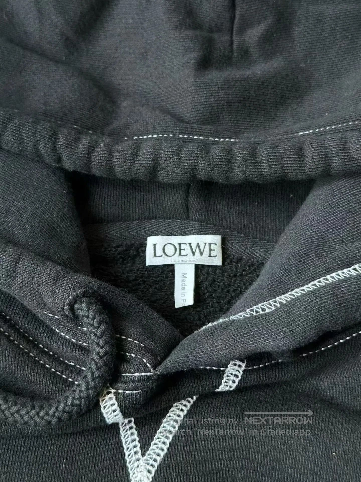Loewe Loewe Topstitch Detail Hoodie. Size US S / EU 44-46 / 1 - 2 Thumbnail