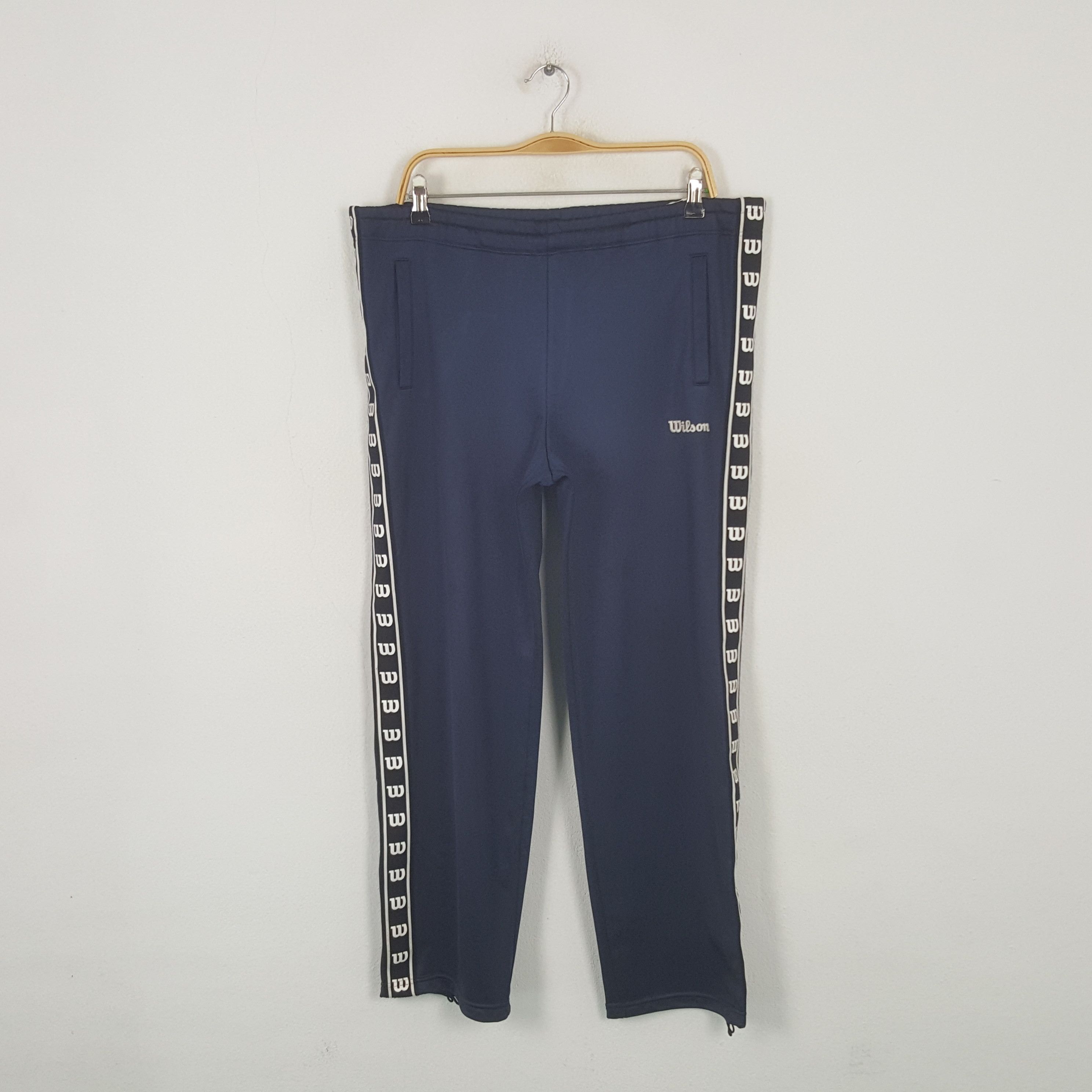 Wilson Vintage Wilson Japanese Sport Style Track Pants RR13 Size US 37 - 1 Thumbnail