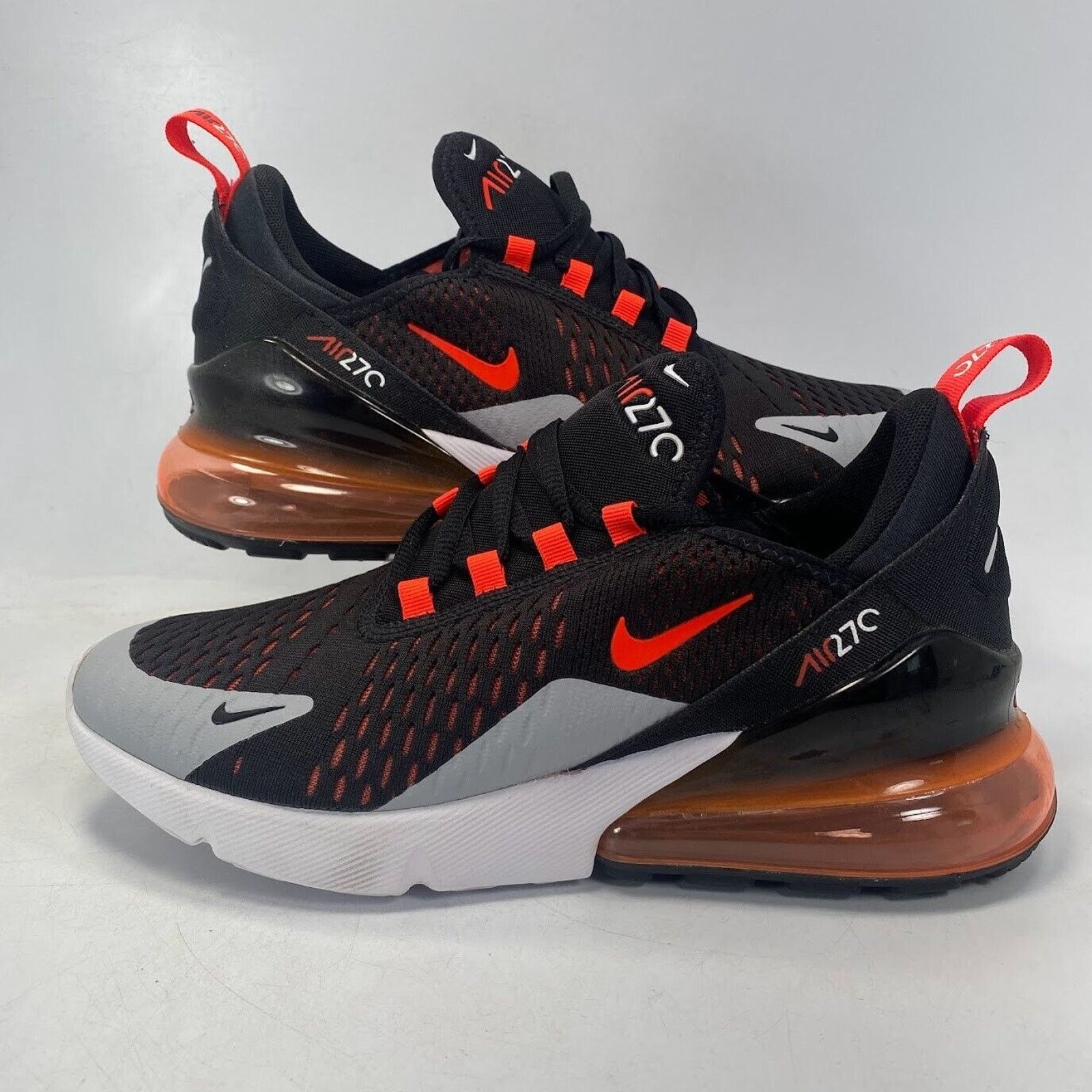 Nike NEW Nike Air Max 270 (GS) Black Crimson BV1246-015 NO LID Size US 7 / EU 40 - 2 Thumbnail