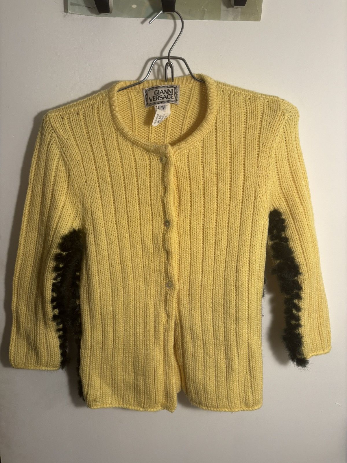 Versace Gianni versace wool cardigan sz 42/11 Size M / US 6-8 / IT 42-44 - 1 Thumbnail
