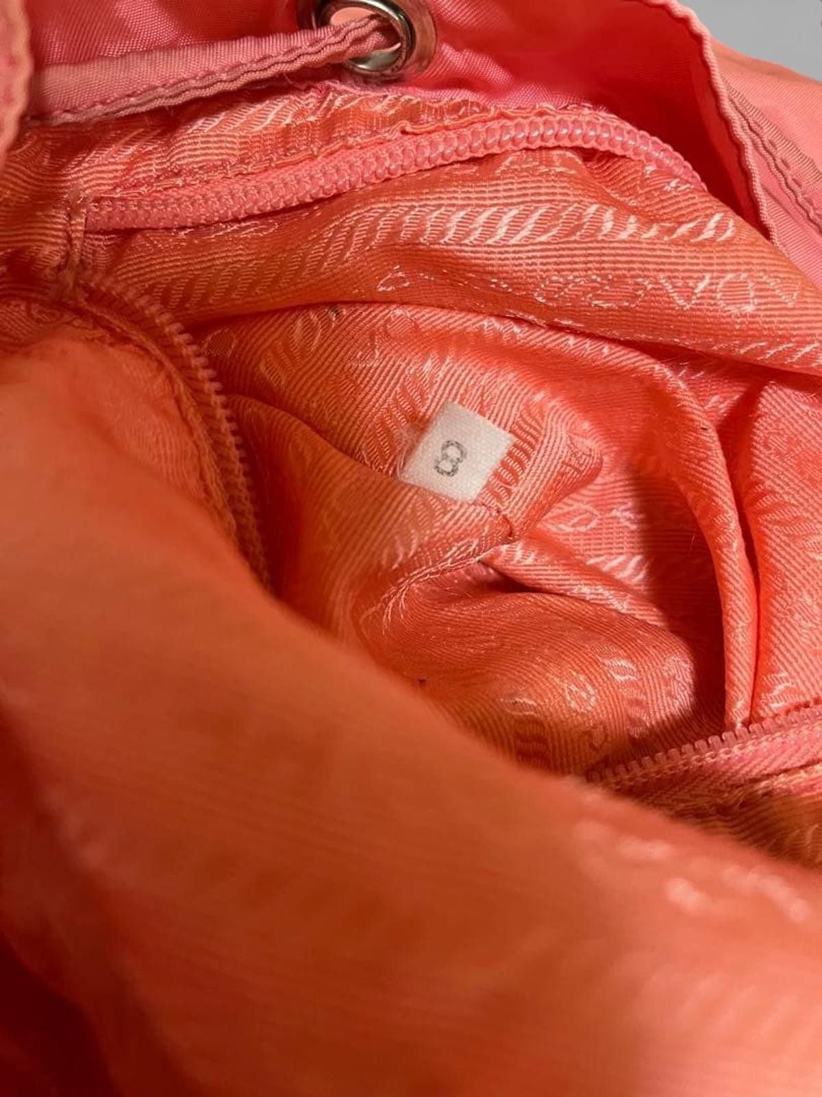 Prada Prada - Pink Nylon Backpack Buckle Detail Size ONE SIZE - 9 Thumbnail