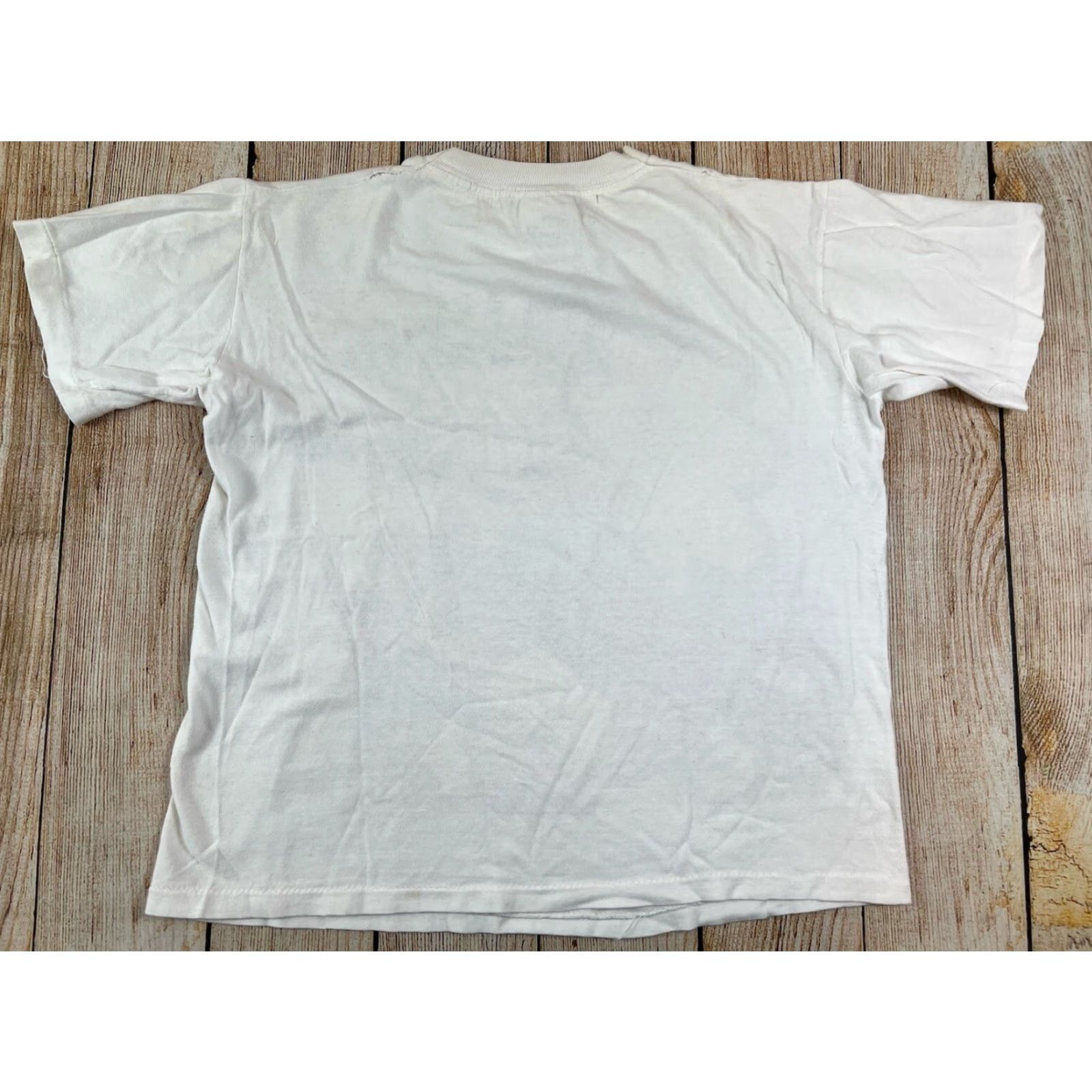 Vintage VINTAGE 90s Dazey Duk's In F-X Duice Rap Hip Hop T Shirt White Medium 1993 Mens Cotton Short Sleeve Crew Neck Graphic Print Size US M / EU 48-50 / 2 - 2 Thumbnail