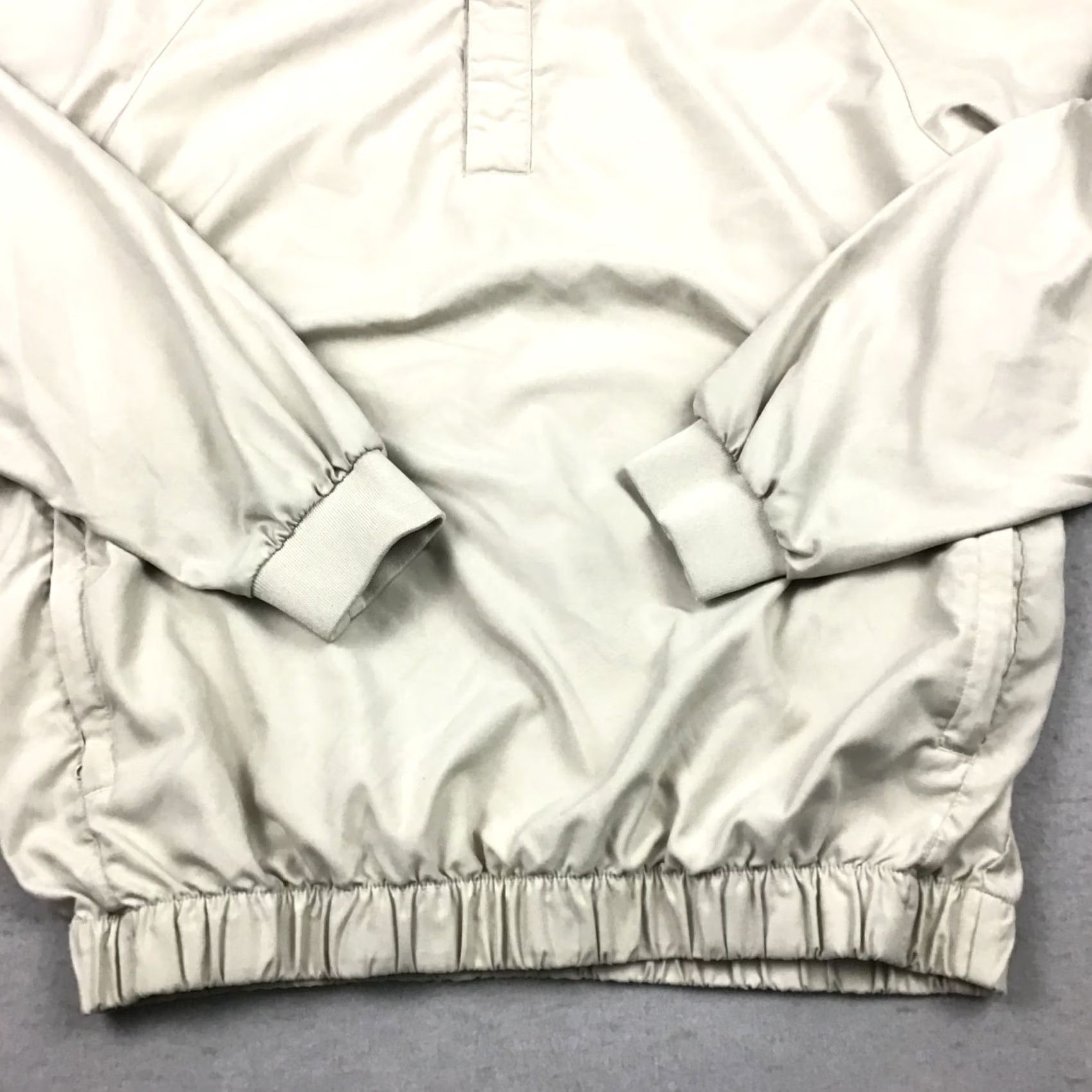 Footjoy FootJoy Jacket Men M Beige 1/4 Button Windbreaker Golf Long Sleeve Pockets Logo Regular Size M/Beige Men Coat Sports Fall Spring Winter Size US M / EU 48-50 / 2 - 3 Thumbnail