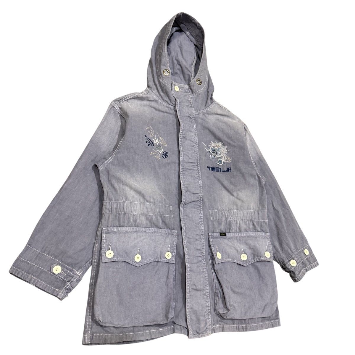 Japanese Brand Vintage Tobila Herringbone Twill Field Jacket Parka Size US M / EU 48-50 / 2 - 3 Thumbnail
