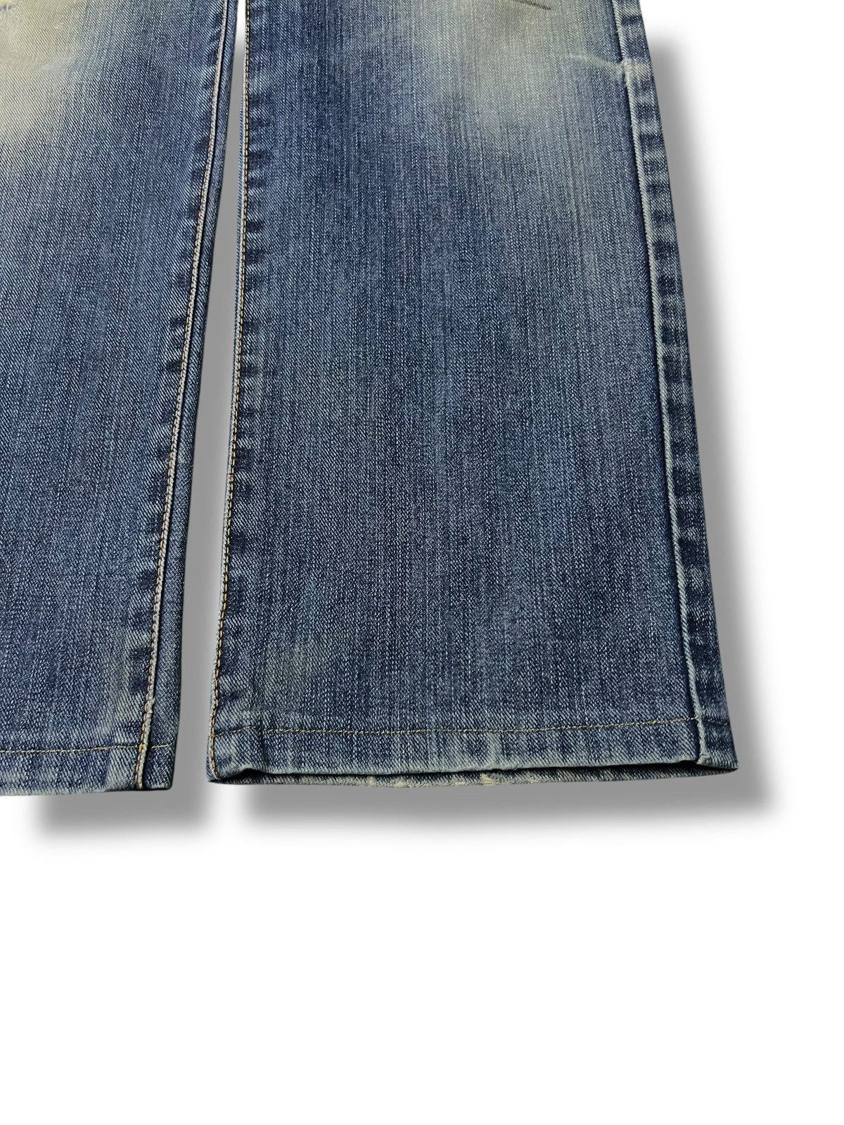 Edwin Vintage Edwin 403 Japan - Faded Mud Wash Straight Leg Jeans Size US 31 - 7 Thumbnail