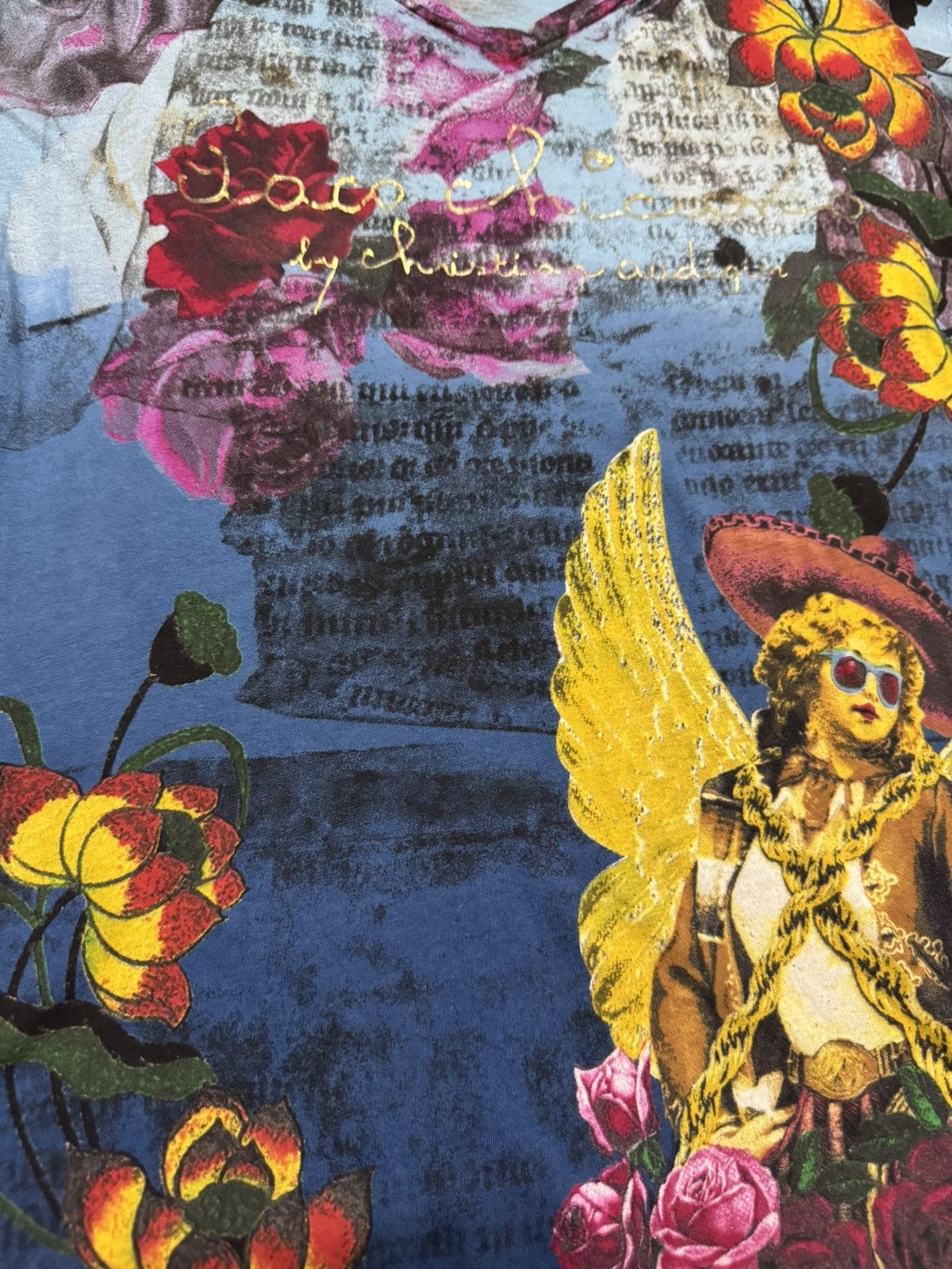 Christian Audigier × Designer CHRISTIAN AUDIGIER "Gaco Chicano" Usa Rare Design Shirt Size M / US 6-8 / IT 42-44 - 4 Thumbnail