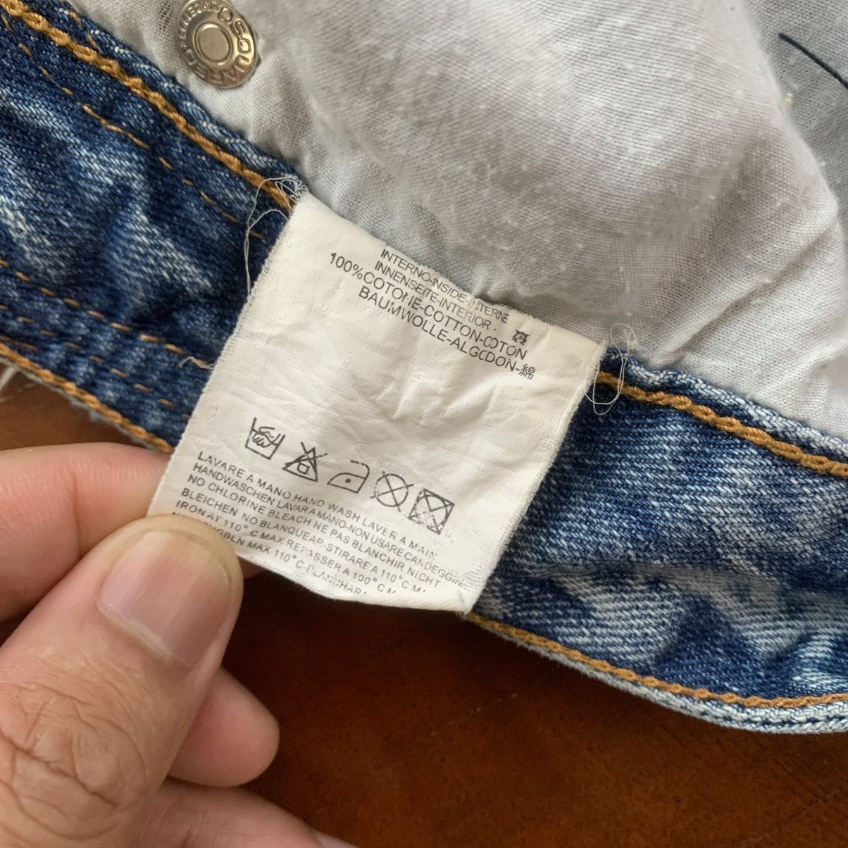 Dsquared2 Dsquared2 DCDC Ripoff ACDC Denim Jeans Pants Size US 33 - 10 Thumbnail