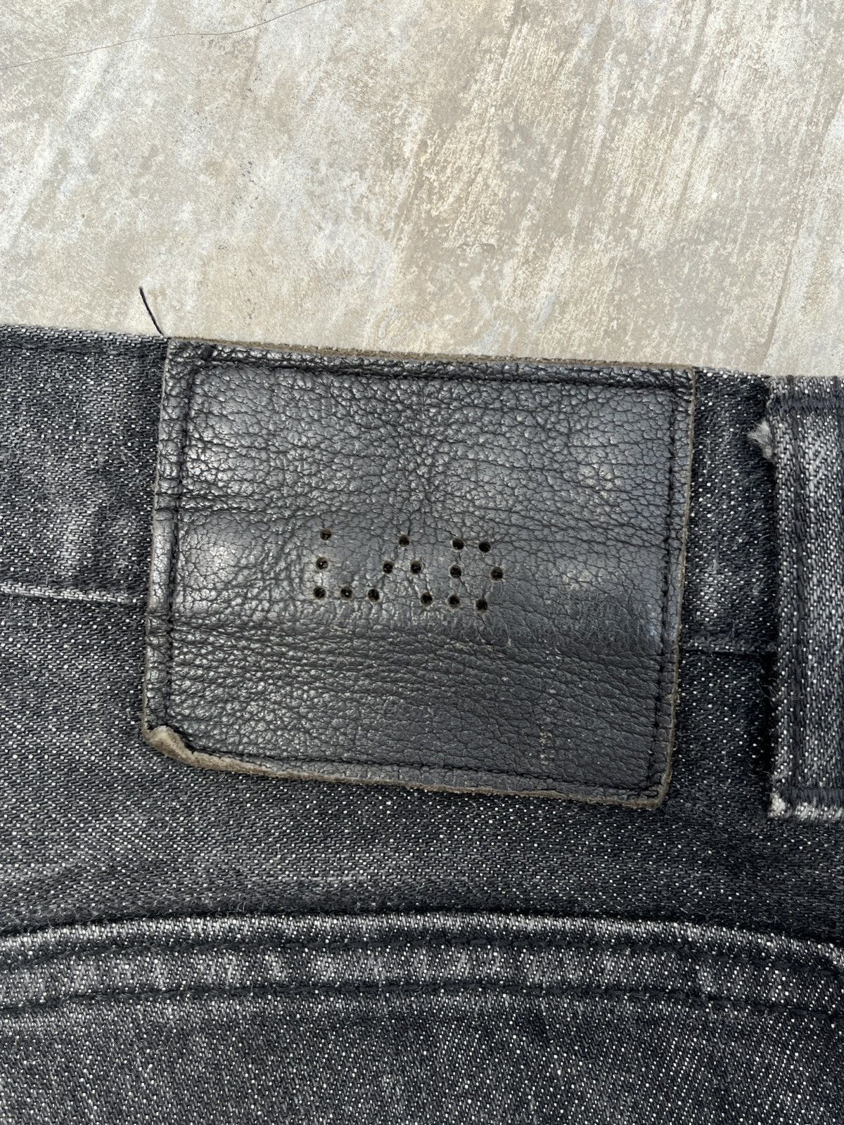 Lad Musician SAMPLE Lad Musician Washed Black Denim Jeans Size US 32 / EU 48 - 4 Thumbnail