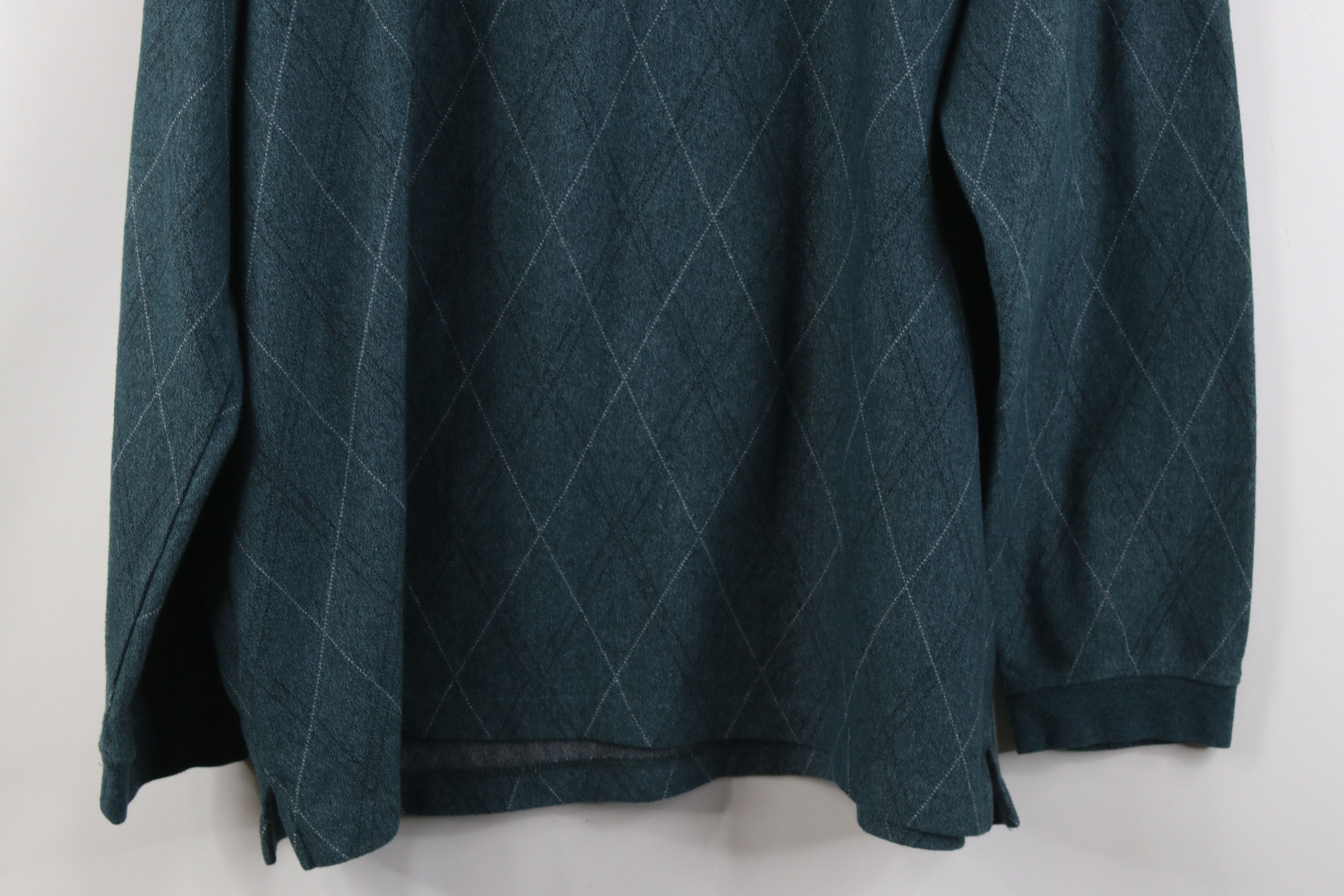 Vintage Vintage 90s Y2K Streetwear Knit Long Sleeve Rugby Polo Size US XXL / EU 58 / 5 - 11 Thumbnail
