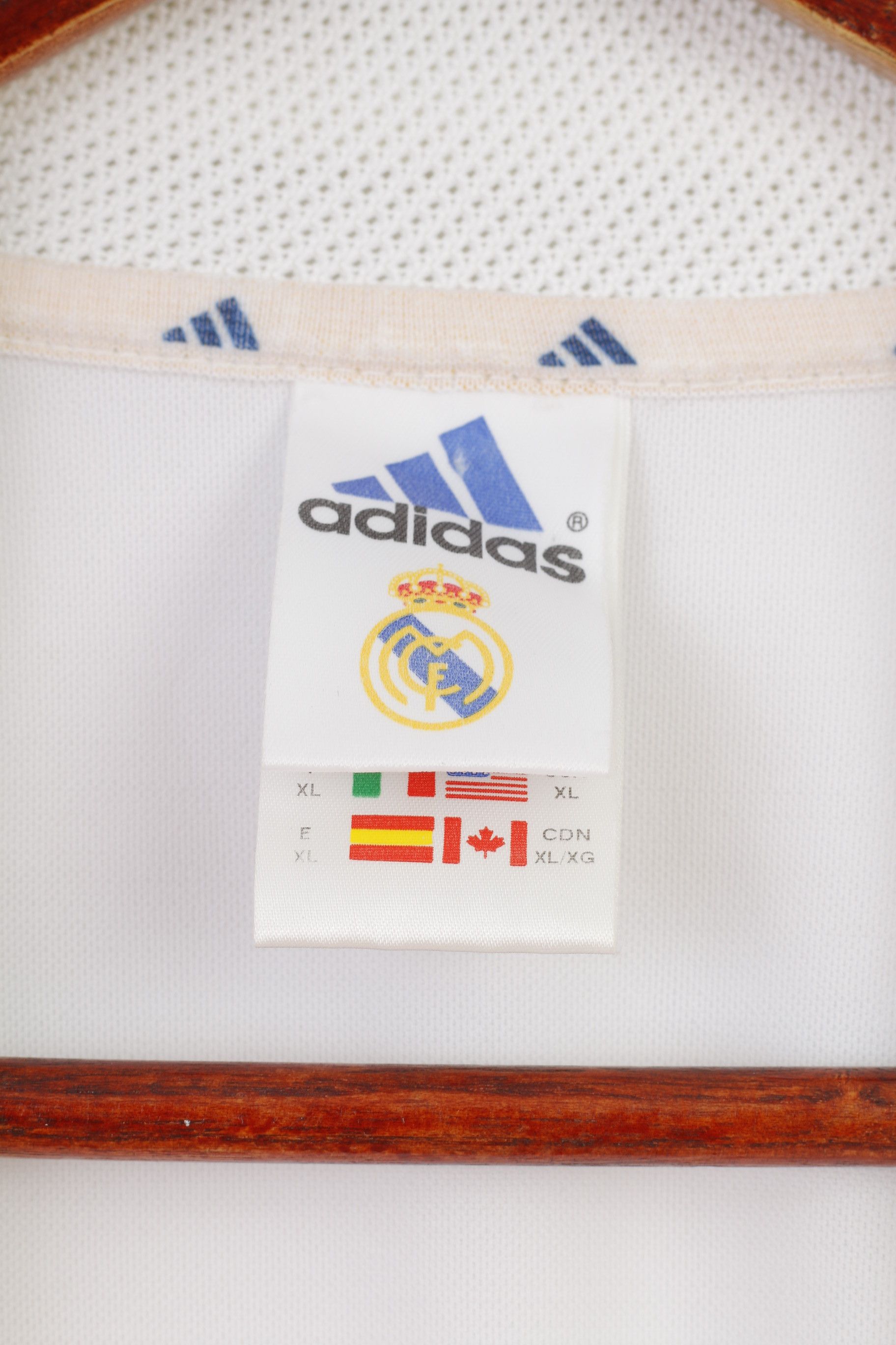 Adidas × Vintage Adidas Men XL Shirt Football Club Real Madryt MCF 3333 Size US XL / EU 56 / 4 - 4 Thumbnail