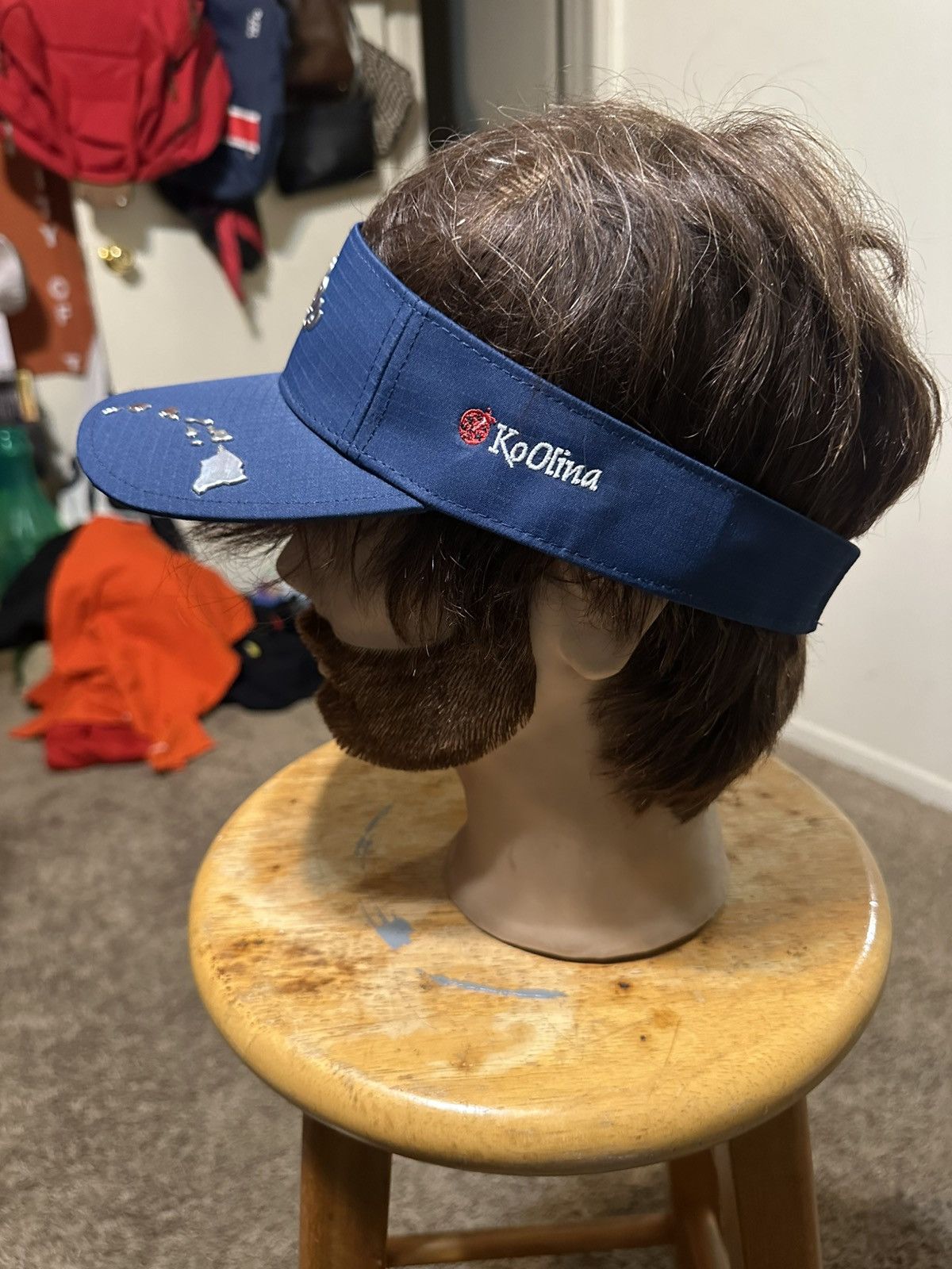 Callaway Vintage Callaway golf “triple navy island” visor 00s Size ONE SIZE - 5 Thumbnail