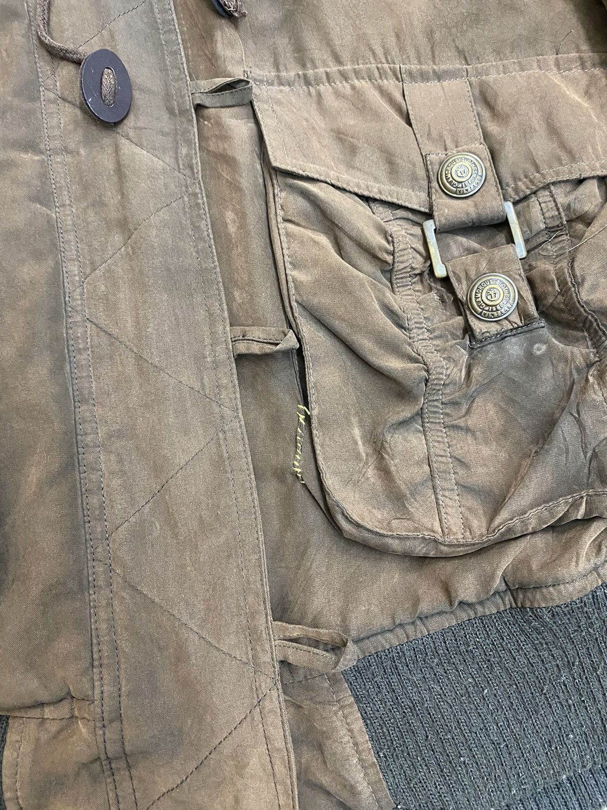 If Six Was Nine Vintage Japan C'estbien Vous Wool Fur Sunfaded Parka Jacket Size US S / EU 44-46 / 1 - 12 Thumbnail