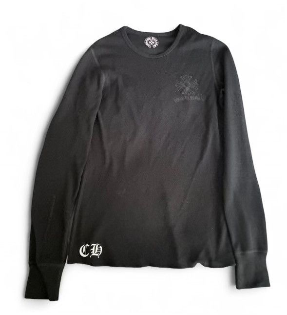 Chrome Hearts Chrome Hearts Tonal Plus Logo Thermal Longsleeve Tshirt Size US XS / EU 42 / 0 - 1 Thumbnail