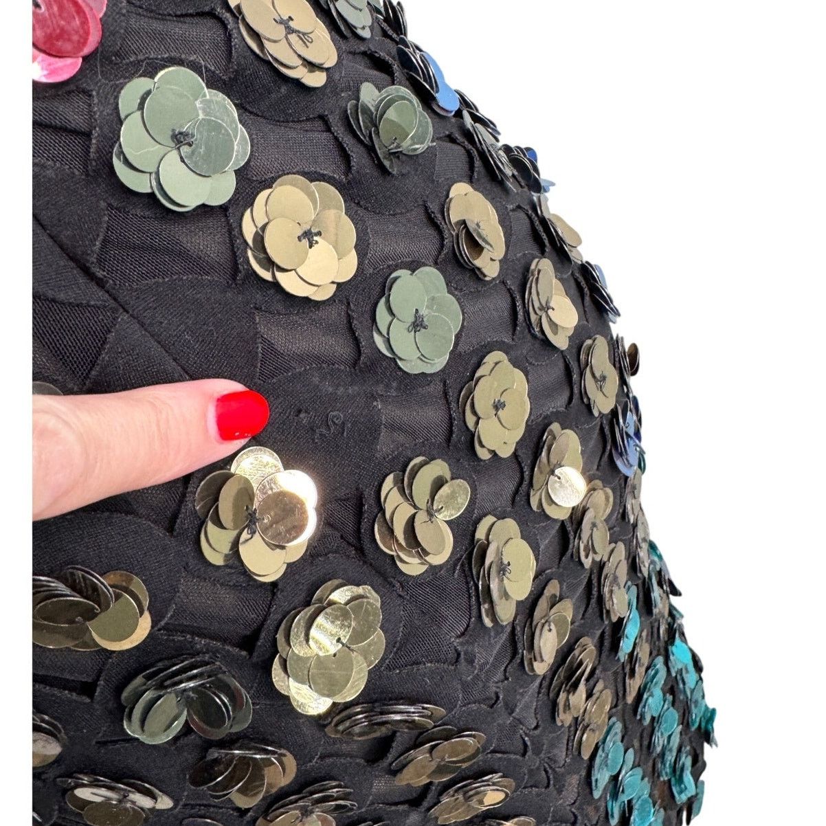 Cynthia Rowley Cynthia Rowley Bella Sequin Appliqué Dress size 2 XS Size XS / US 0-2 / IT 36-38 - 9 Thumbnail