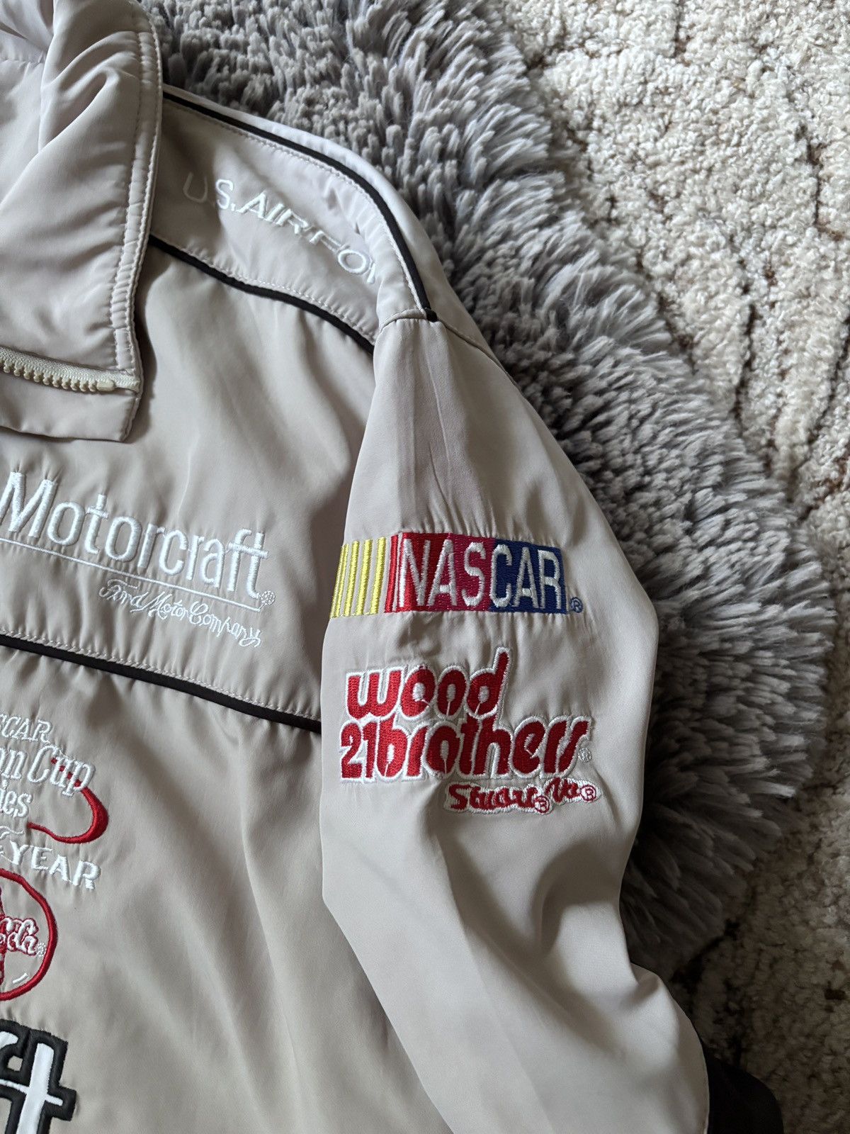 NASCAR NASCAR Motocraft Jacket Vintage streetwear Racing bomber Size US XXL / EU 58 / 5 - 7 Thumbnail