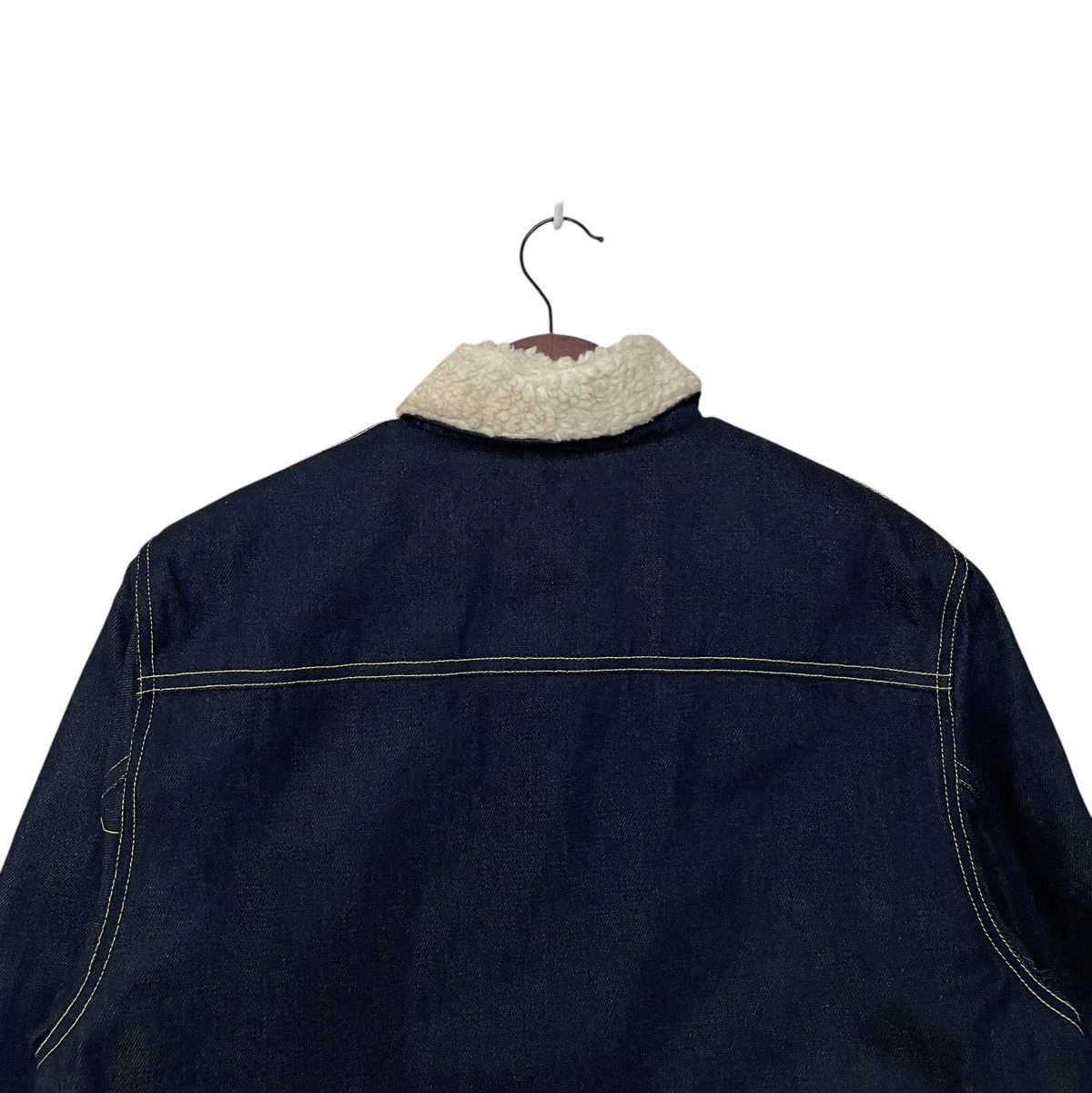 Japanese Brand Vintage Japanese Brand J Success Fur Denim Jacket 2000s Size US L / EU 52-54 / 3 - 8 Thumbnail