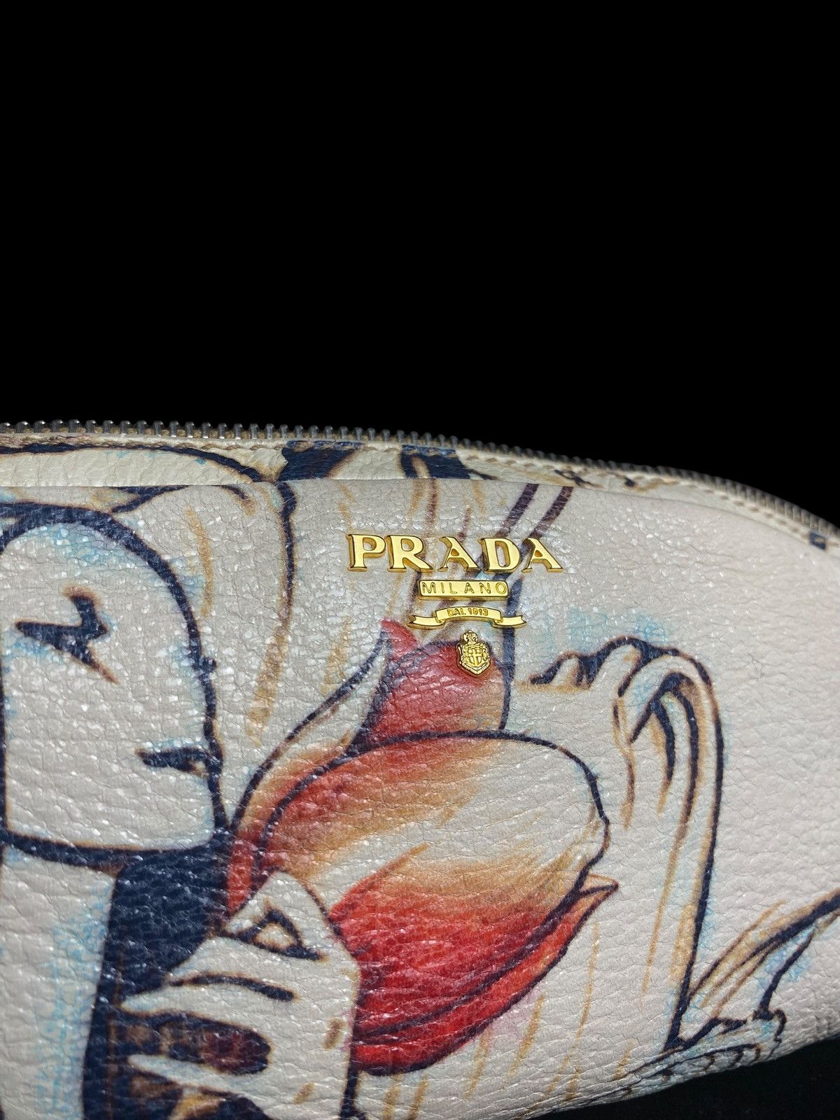 Prada S/S 2008 Prada “Fairy” Clutch bag - James Jean artwork Size ONE SIZE - 7 Thumbnail