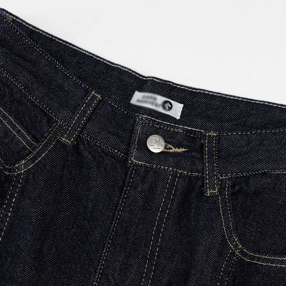 Jean Men's pocket embroidery patchwork machete denim shorts Size US 32 / EU 48 - 3 Thumbnail