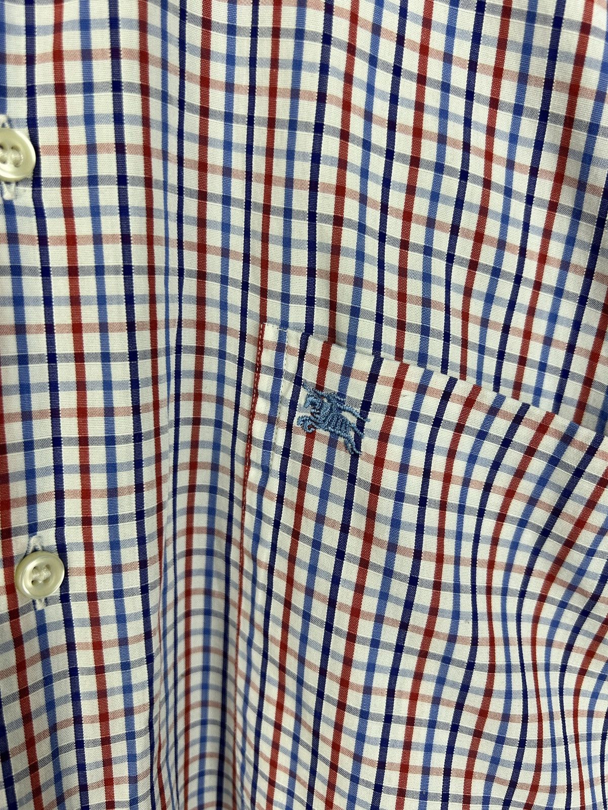 Burberry 90s Burberry London Checkered Basic Short Sleeve Shirt Size US XXL / EU 58 / 5 - 3 Thumbnail